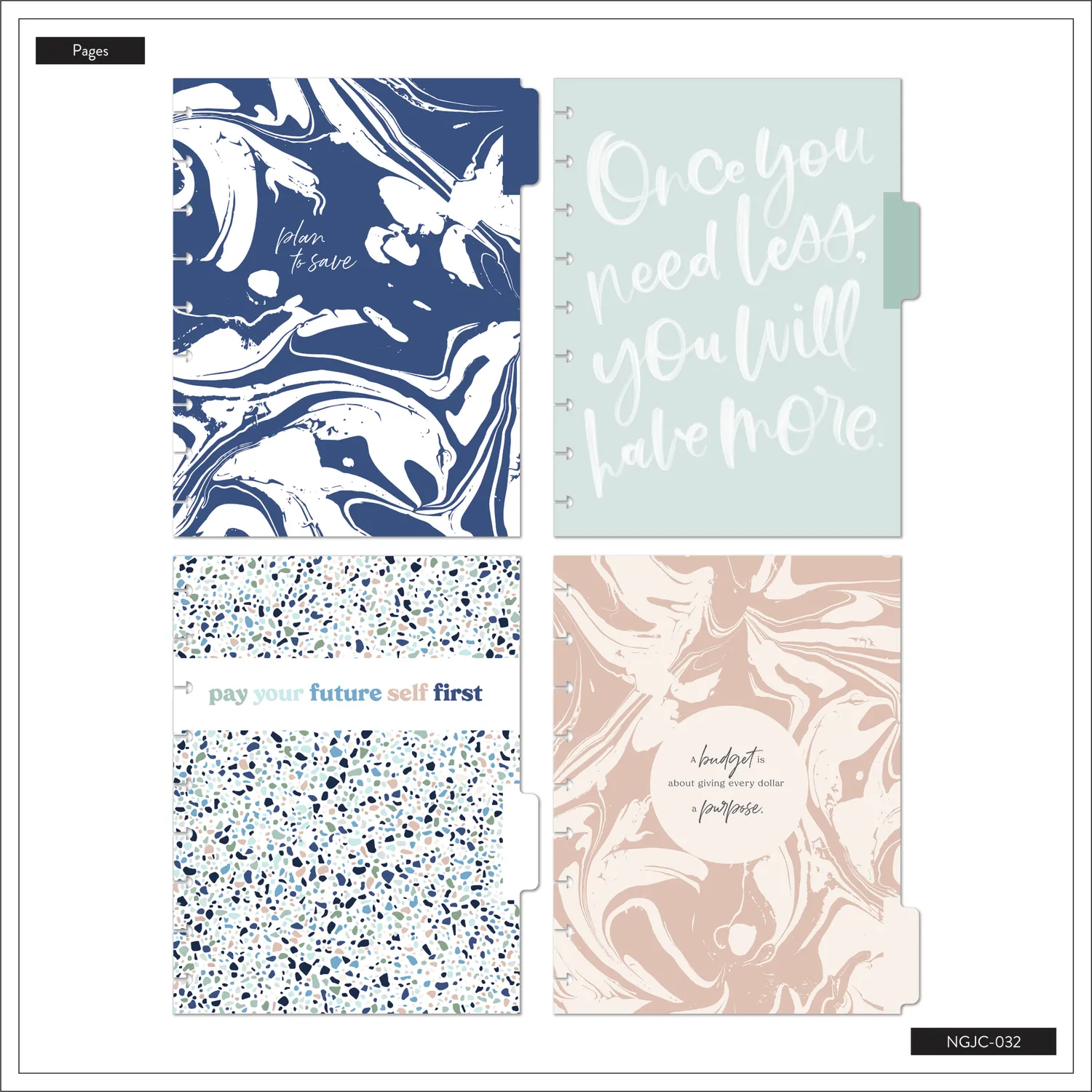 Happy Planner Save Now Spend Later journal budget Classic