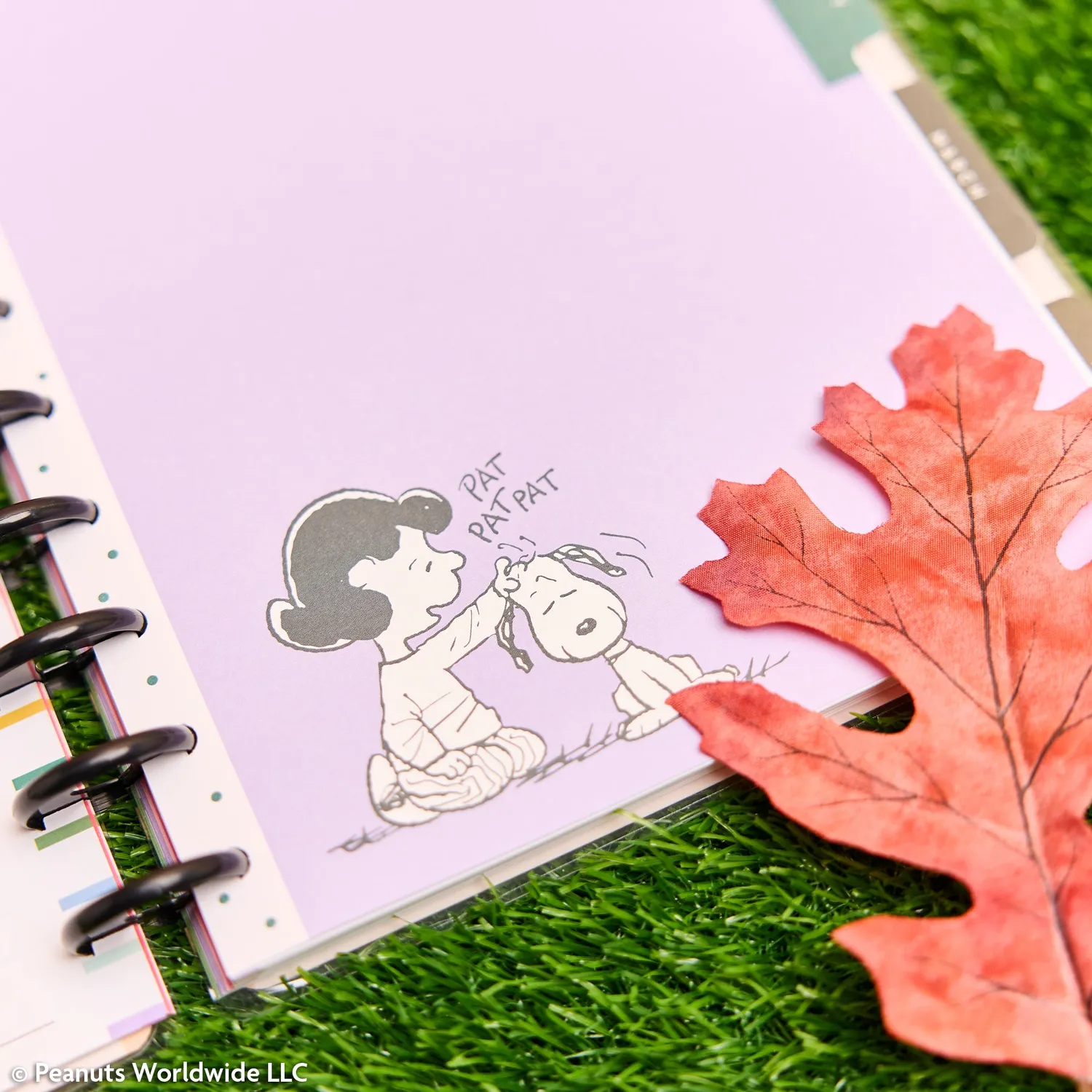 Happy Planner Peanuts 2027 agenda classique horizontale 12 mois