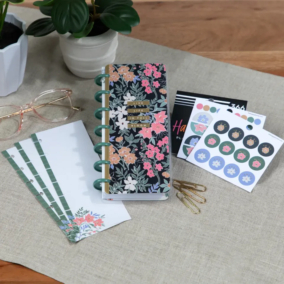 Happy Planner Fresh Bouquet coffret Mini non daté floral