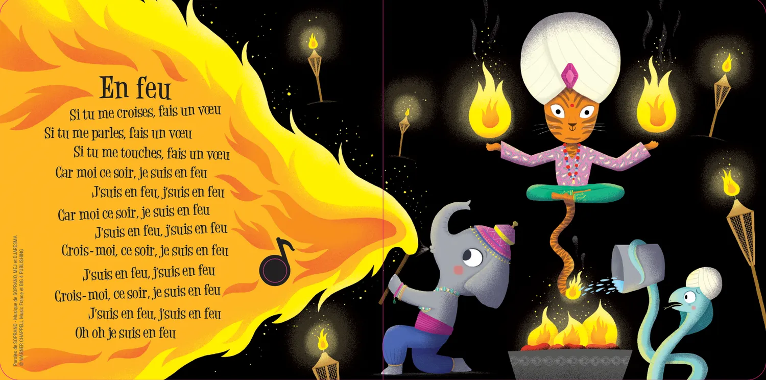 Frigobloc Mon Premier Soprano livre musical bébé 5 titres