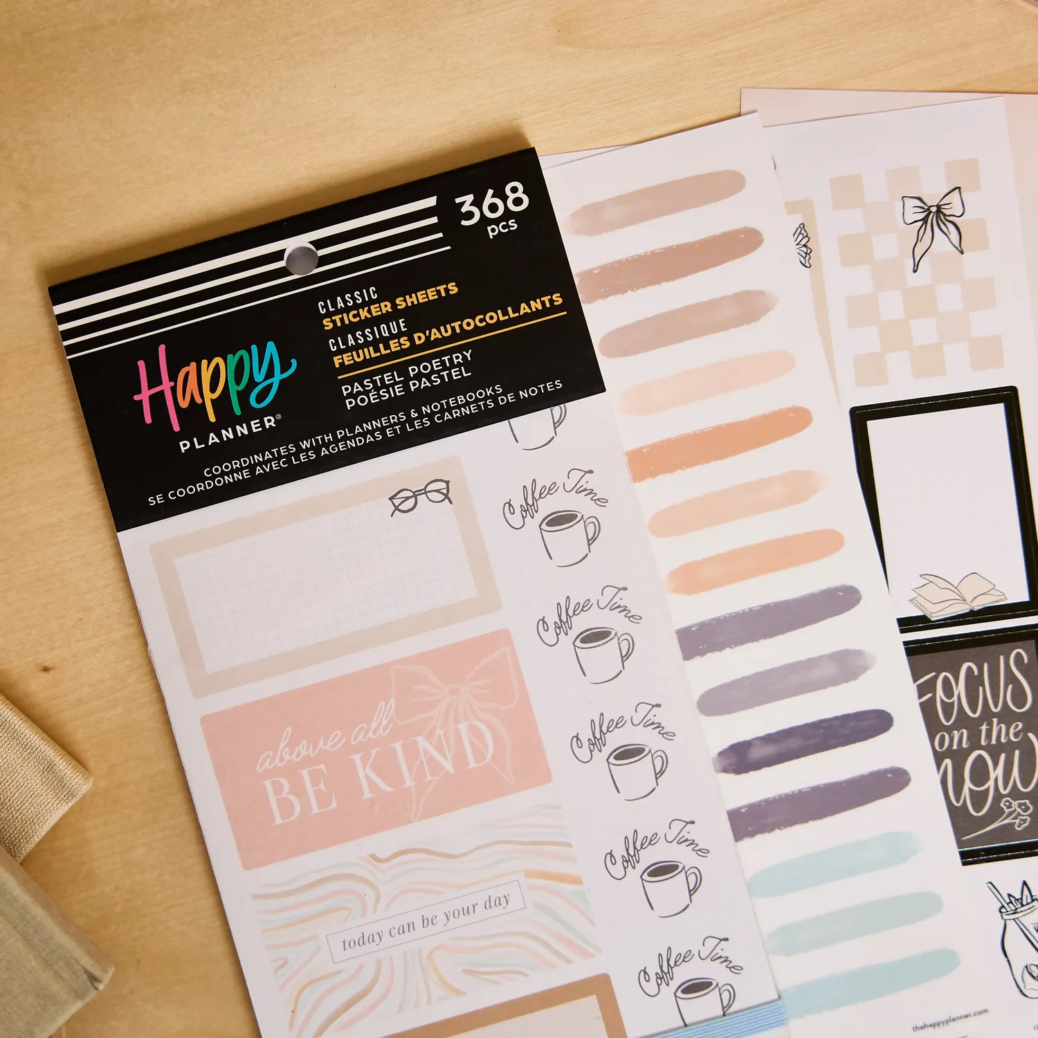 Happy Planner Pastel Poetry stickers Classic 30