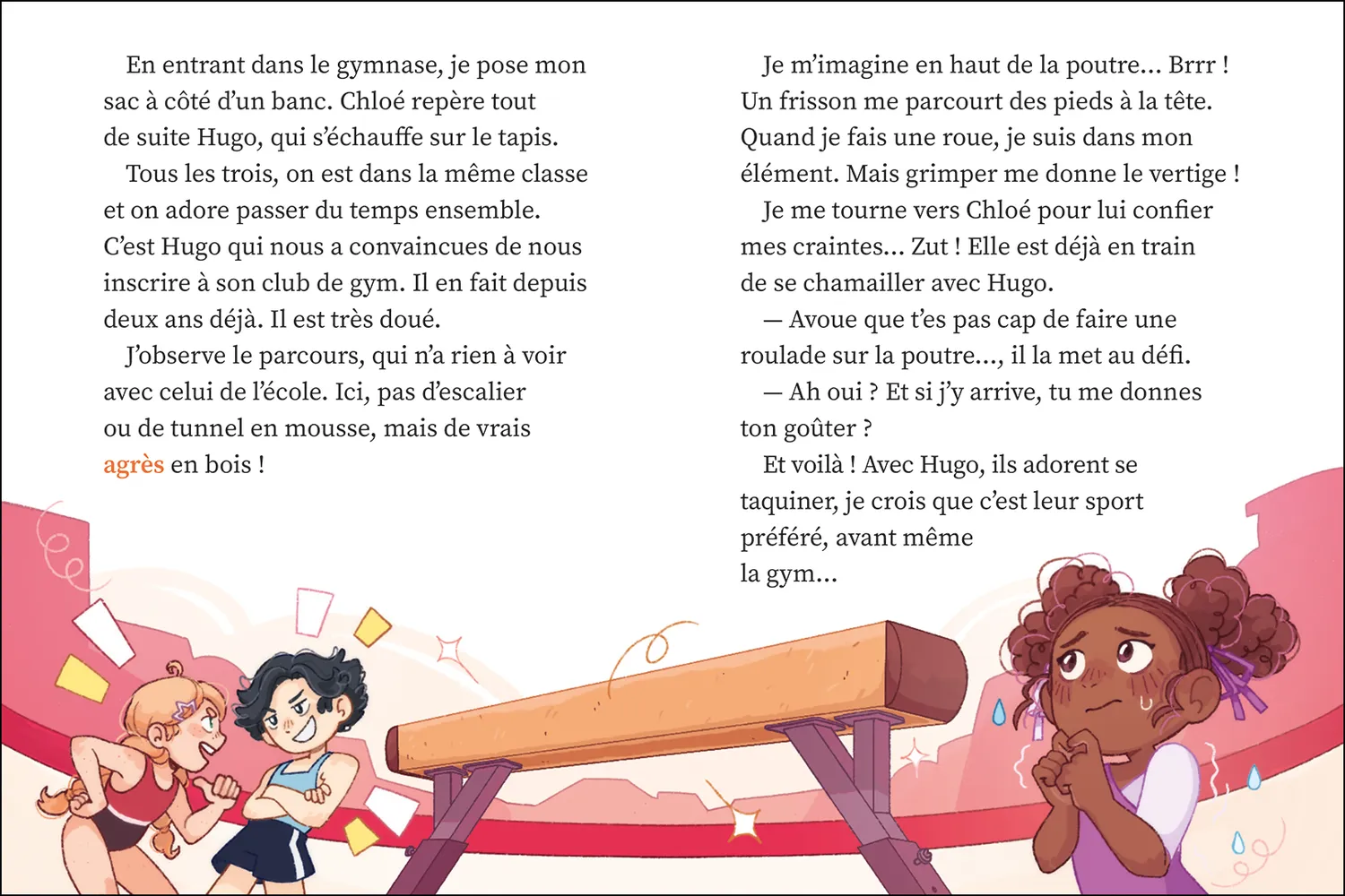 Frigobloc Un deux trois Gym Tome 1 roman poutre