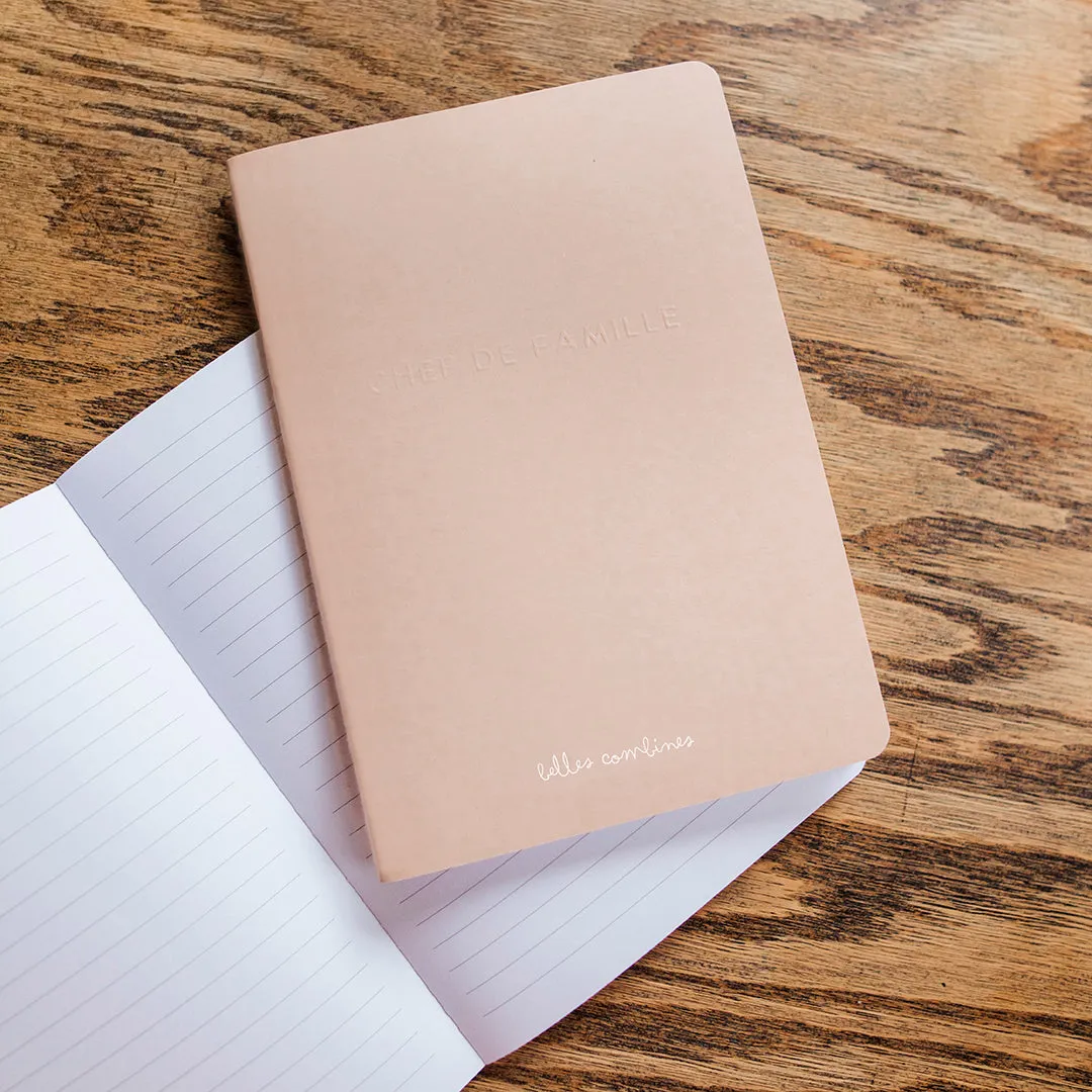 Les Belles Combines Chef de famille carnet ligné A5 96 pages
