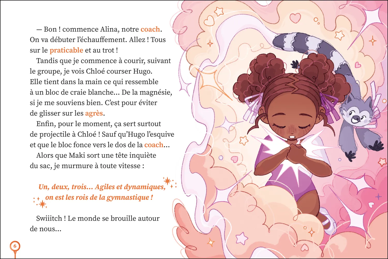 Frigobloc Un deux trois Gym Tome 1 roman poutre