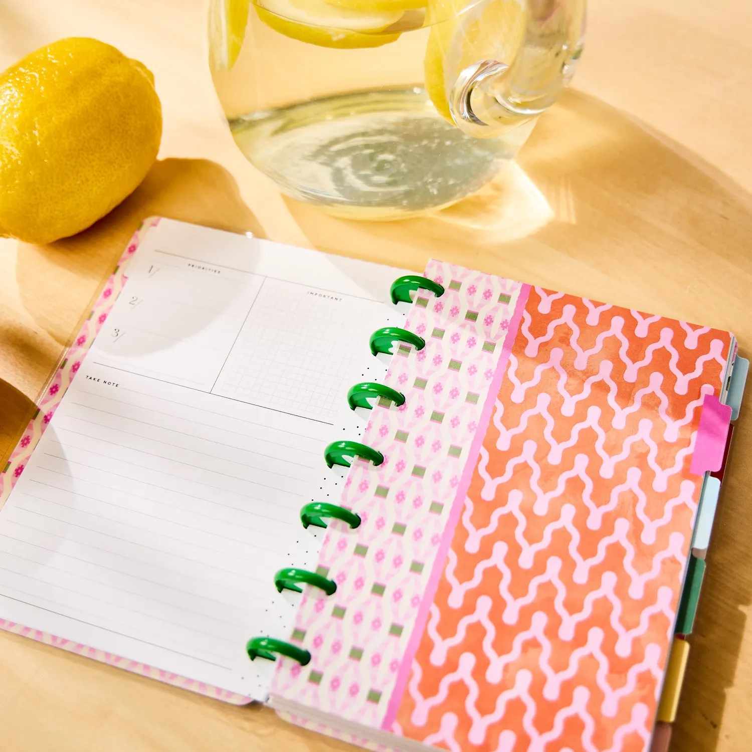 Happy Planner Palm Beach Mini agenda checklist 12 mois