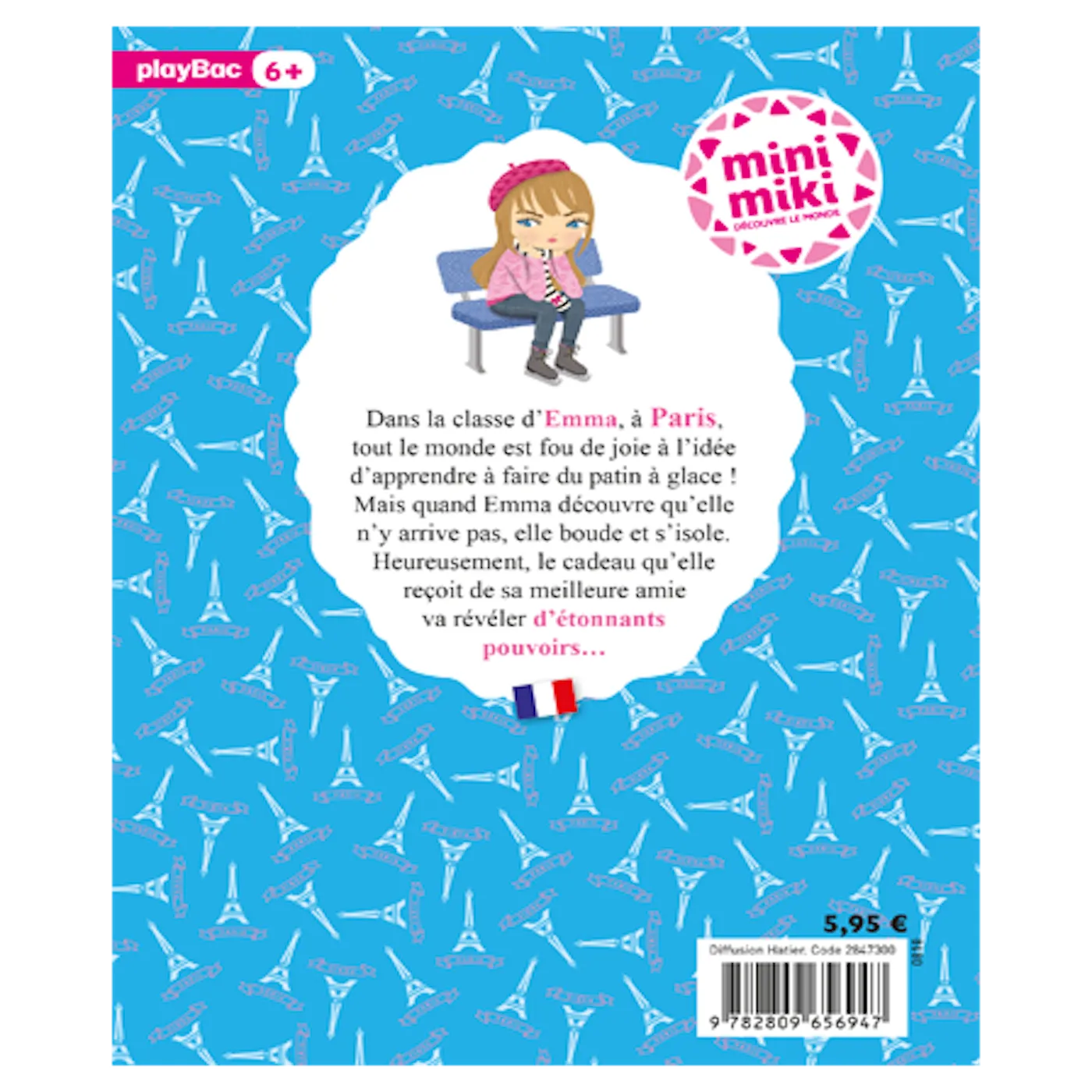 Minimiki Les fabuleux patins d’Emma Tome 18 livre Paris