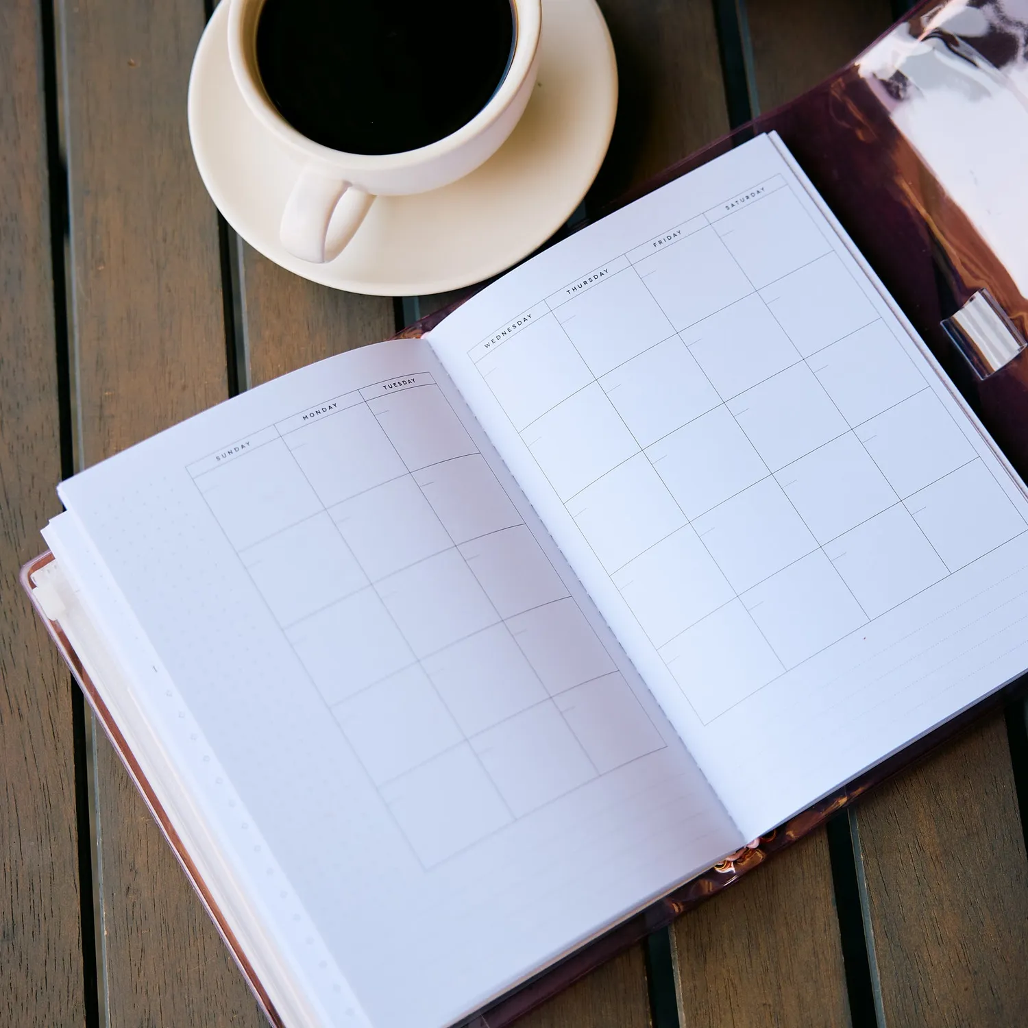 Happy Planner Modern Tones Folio recharge mensuelle A5 non datée