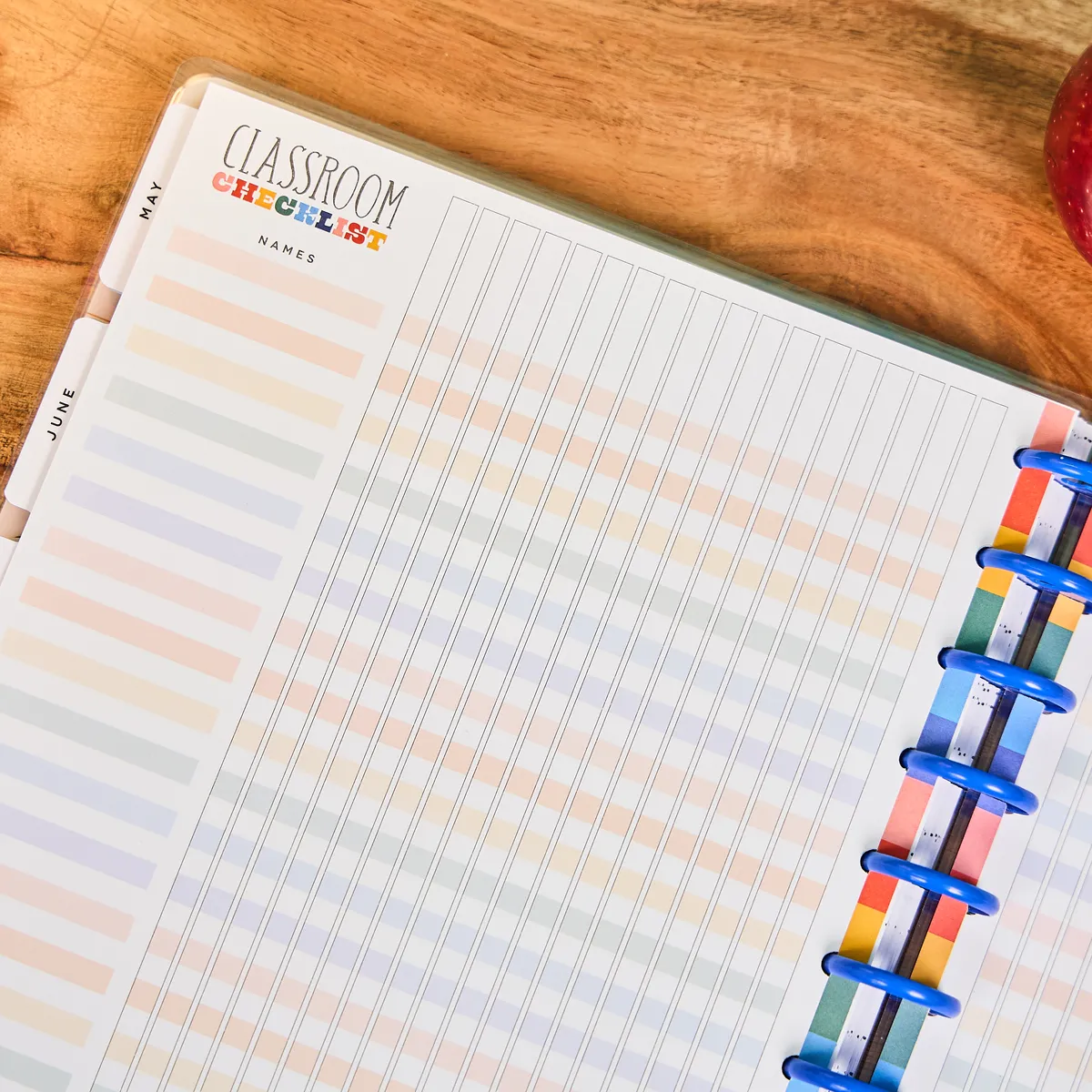 Happy Planner Teachers Are Heroes Big recharge checklist 40 feuilles