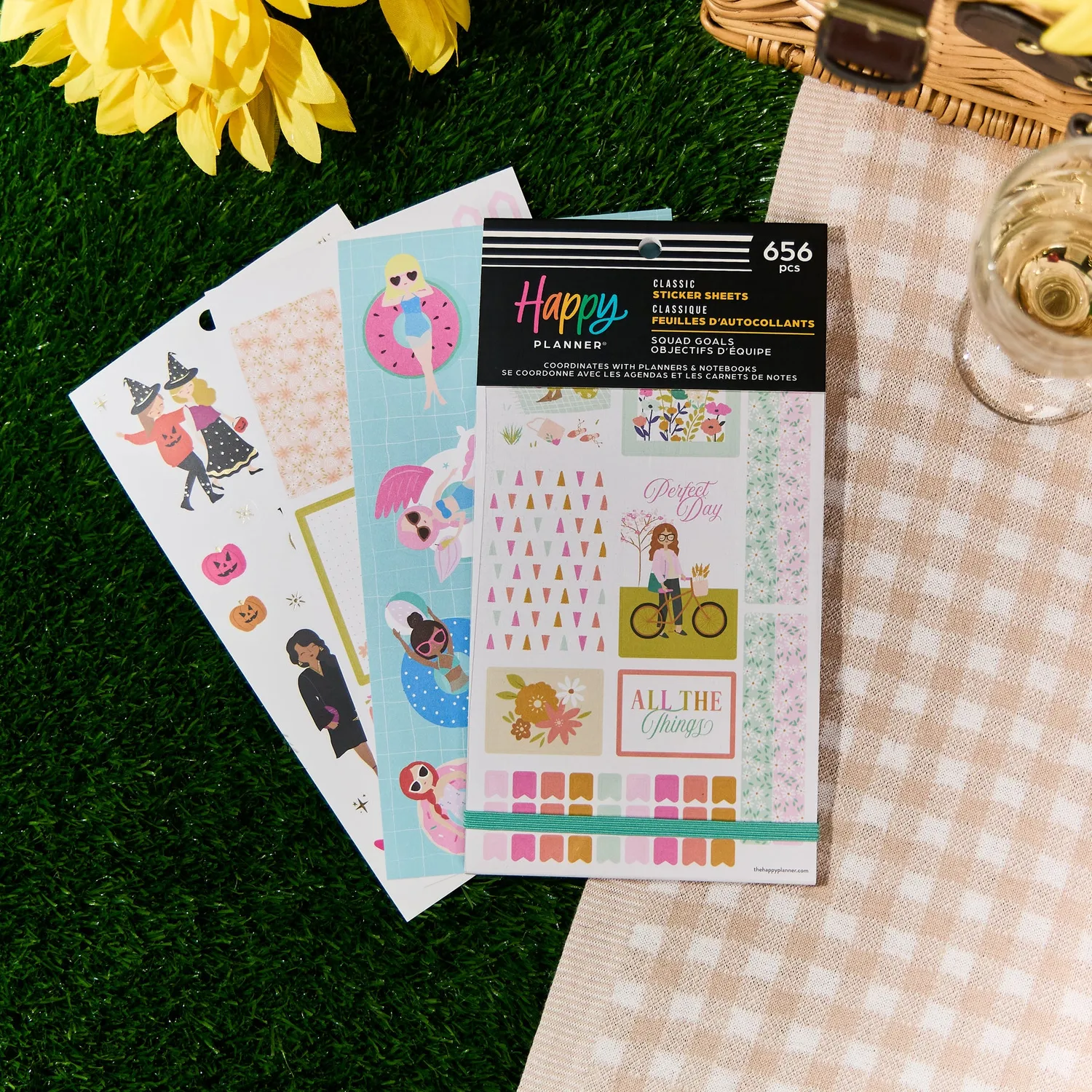 Happy Planner Squad Goals stickers saisons value pack 30 pages