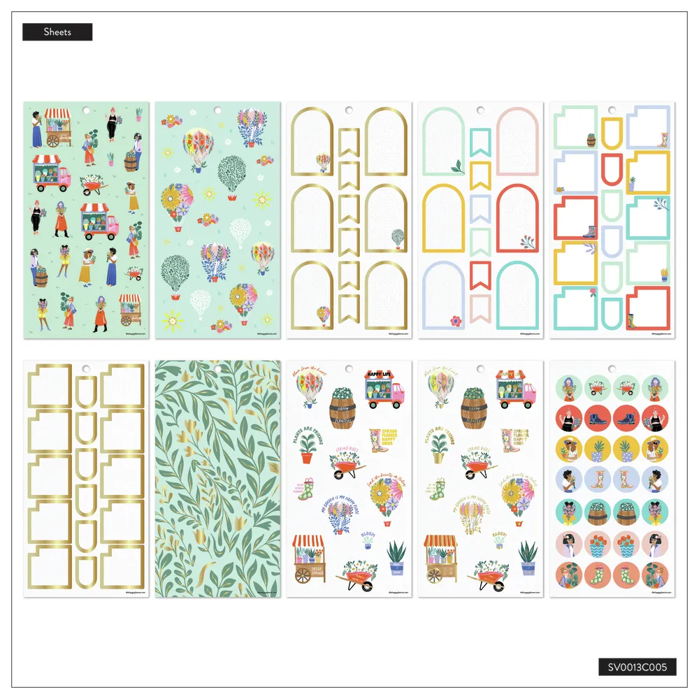 Me & my big ideas Spring Sensations stickers value pack 687