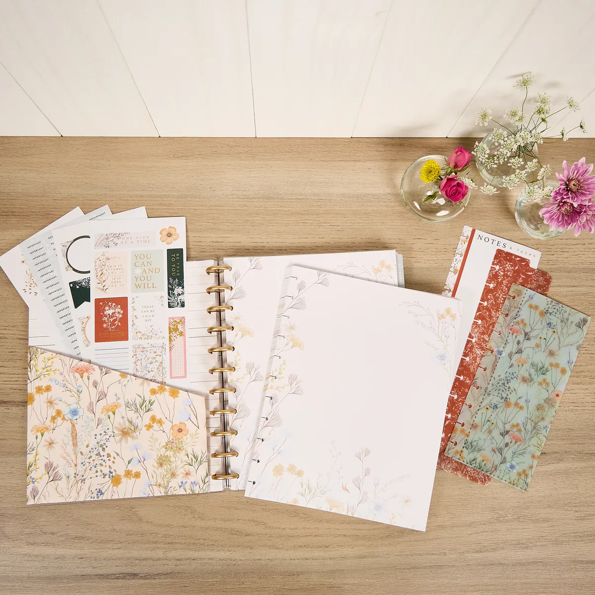 Happy Planner Spring Fields kit accessoires big floral
