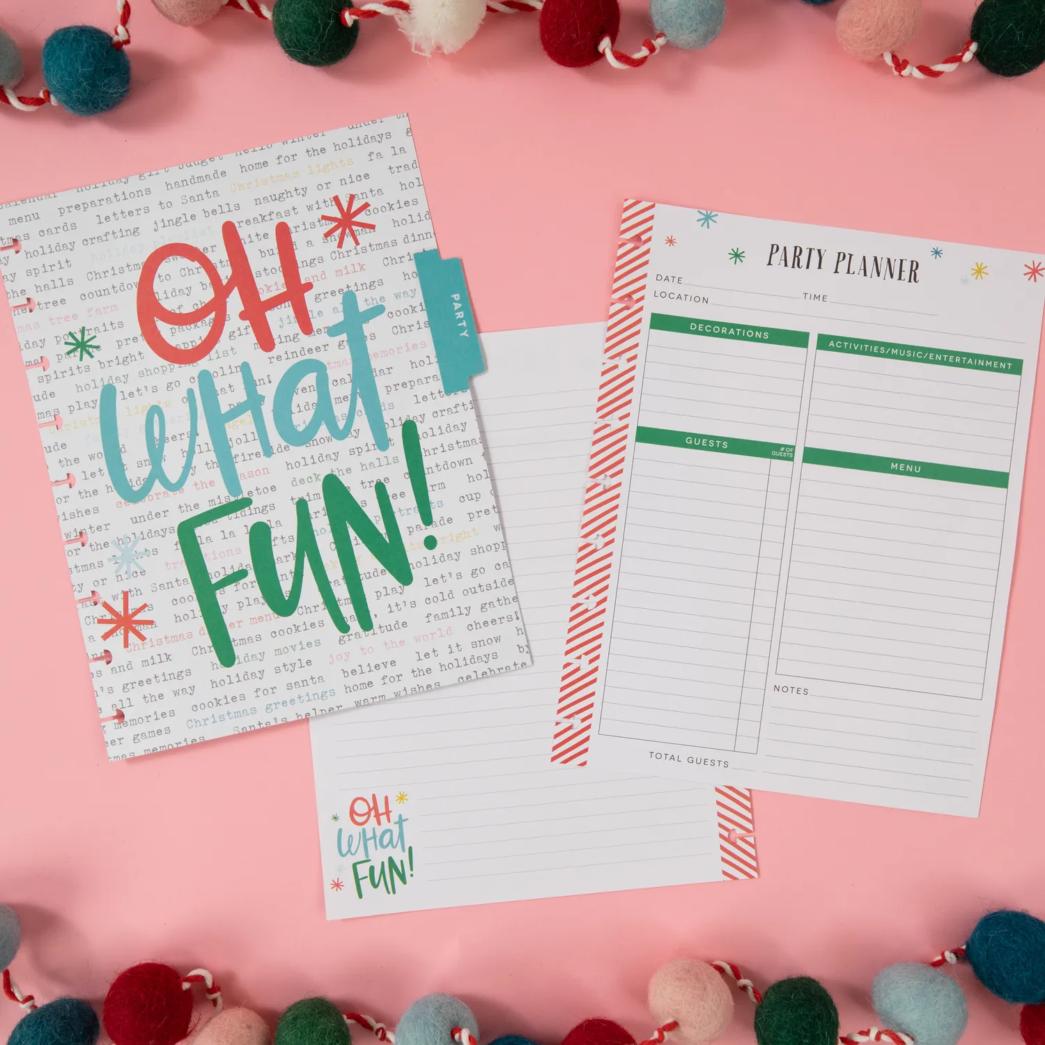 Happy Planner Christmas Holiday pack accessoires Classic