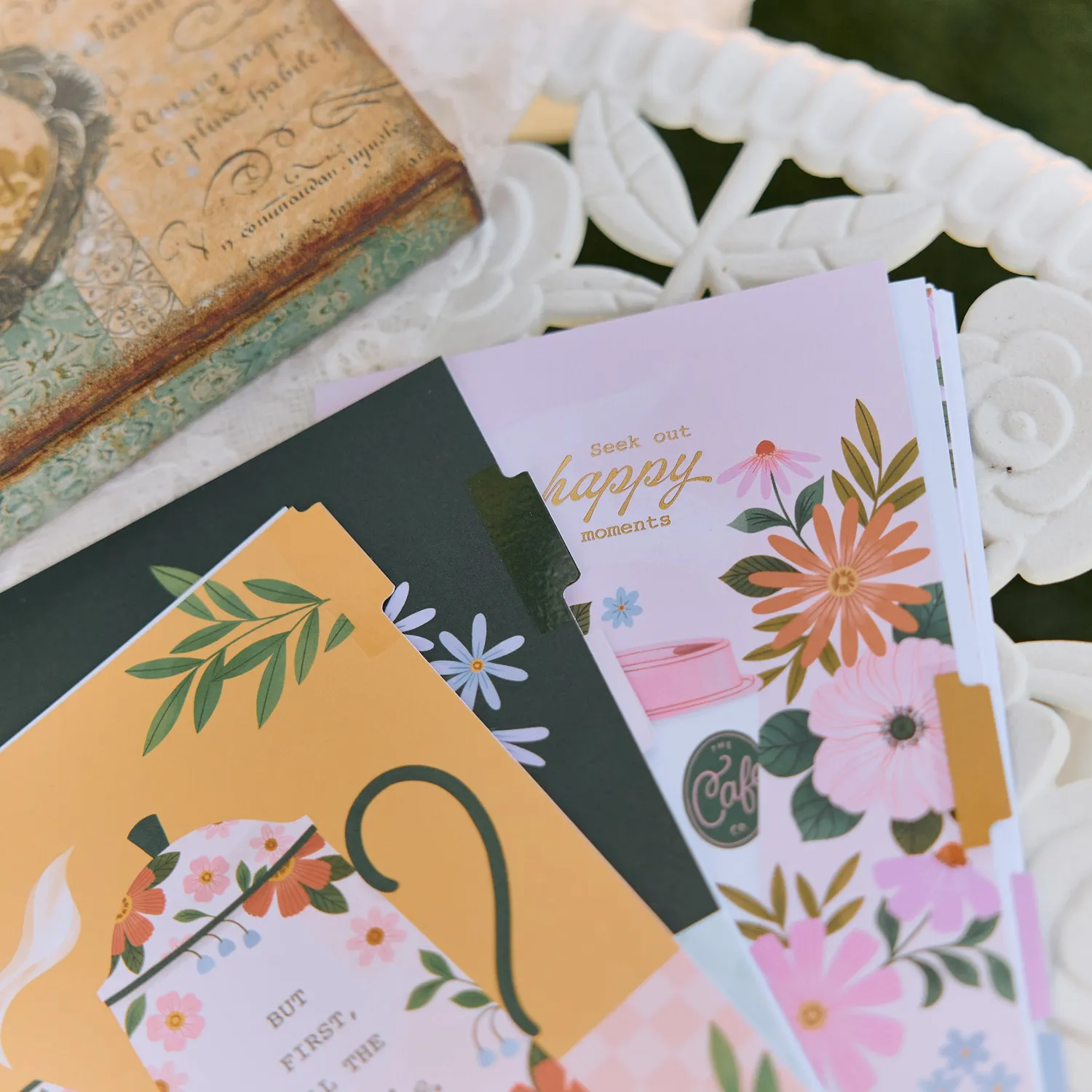 Happy Planner Petal Press recharge Mini 6 mois dashboard