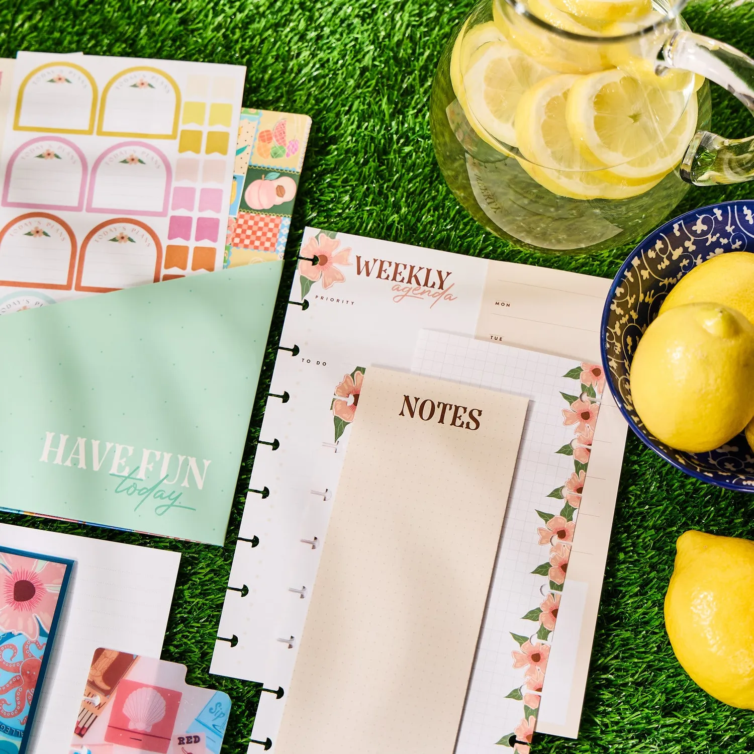 Happy Planner Summer Fun pack accessoires Classic 110 pcs été