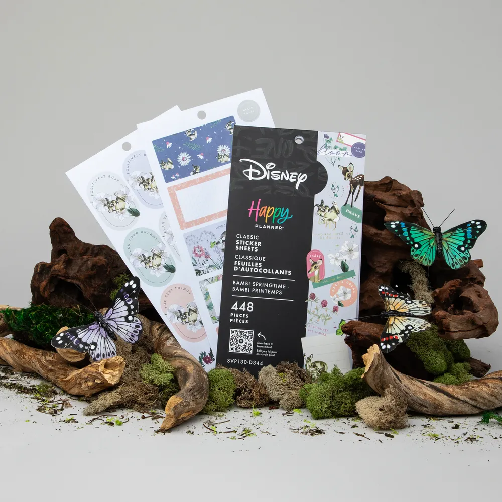 Happy Planner Disney Bambi Springtime stickers 448 pcs