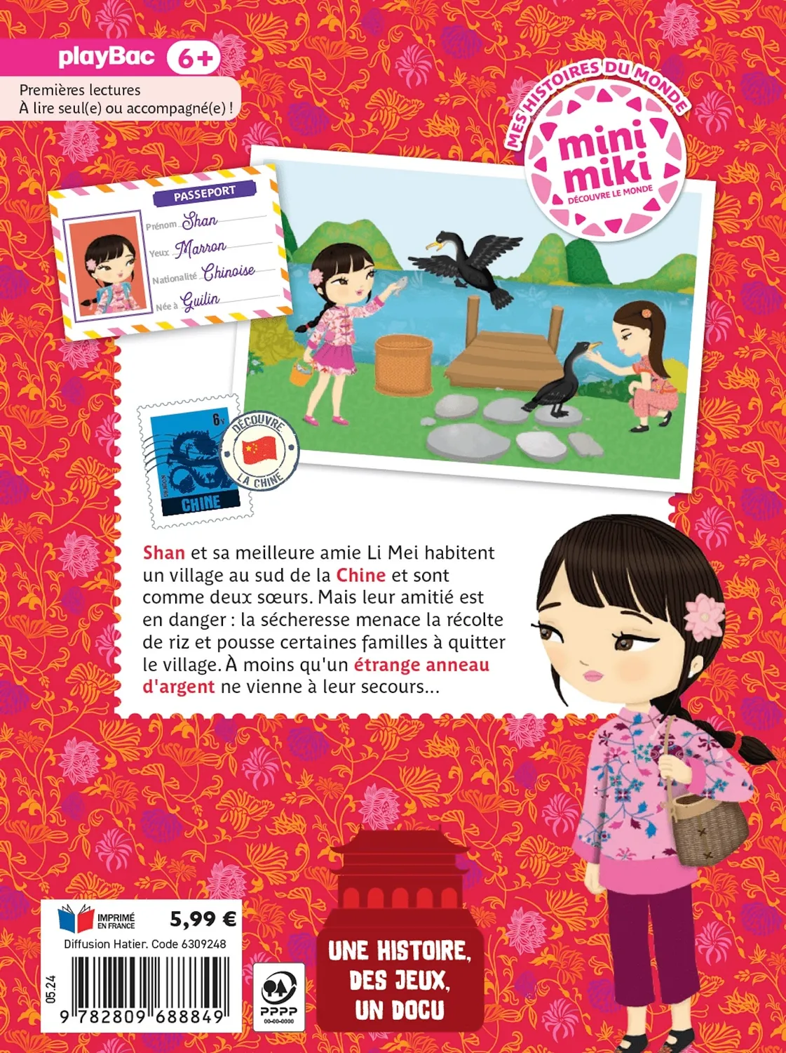 Frigobloc Minimiki Shan anneau d'argent livre 6 ans