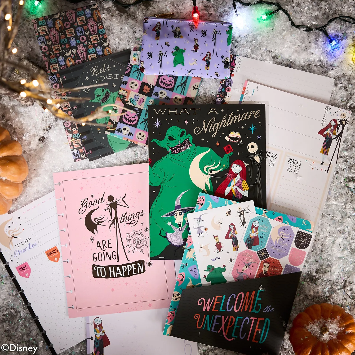 Happy Planner Nightmare Before Christmas Classic compagnon à disques