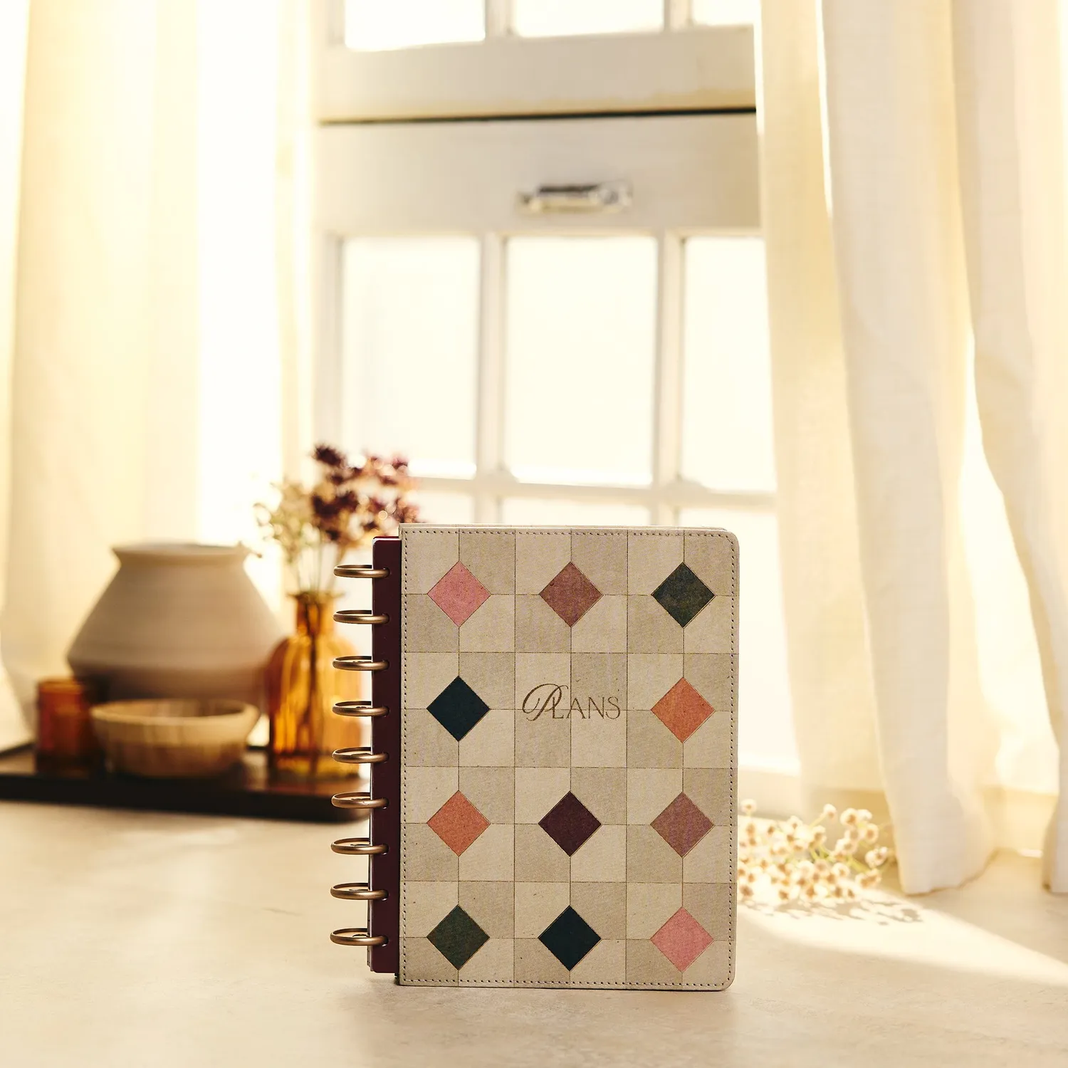 Happy Planner Amber & Oak 2027 agenda Classic dashboard 12 mois