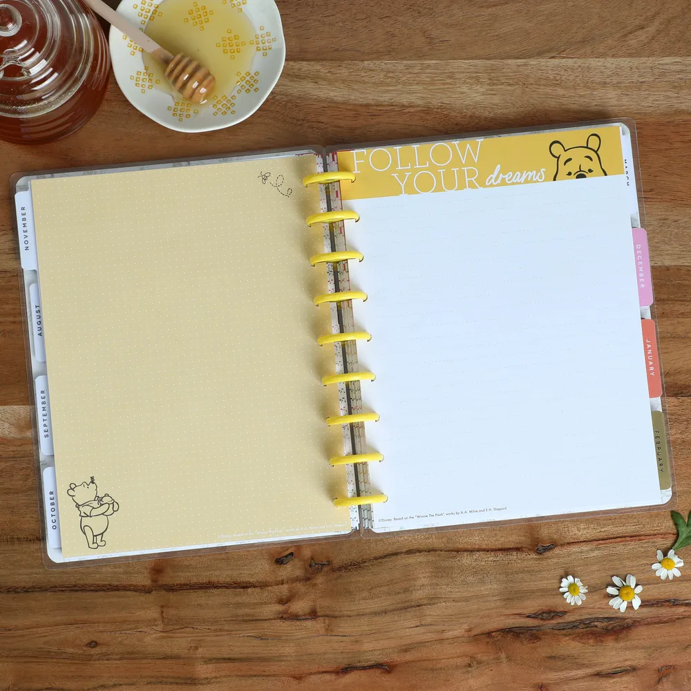 Happy Planner Disney Winnie Ourson True to You pack Classic 82
