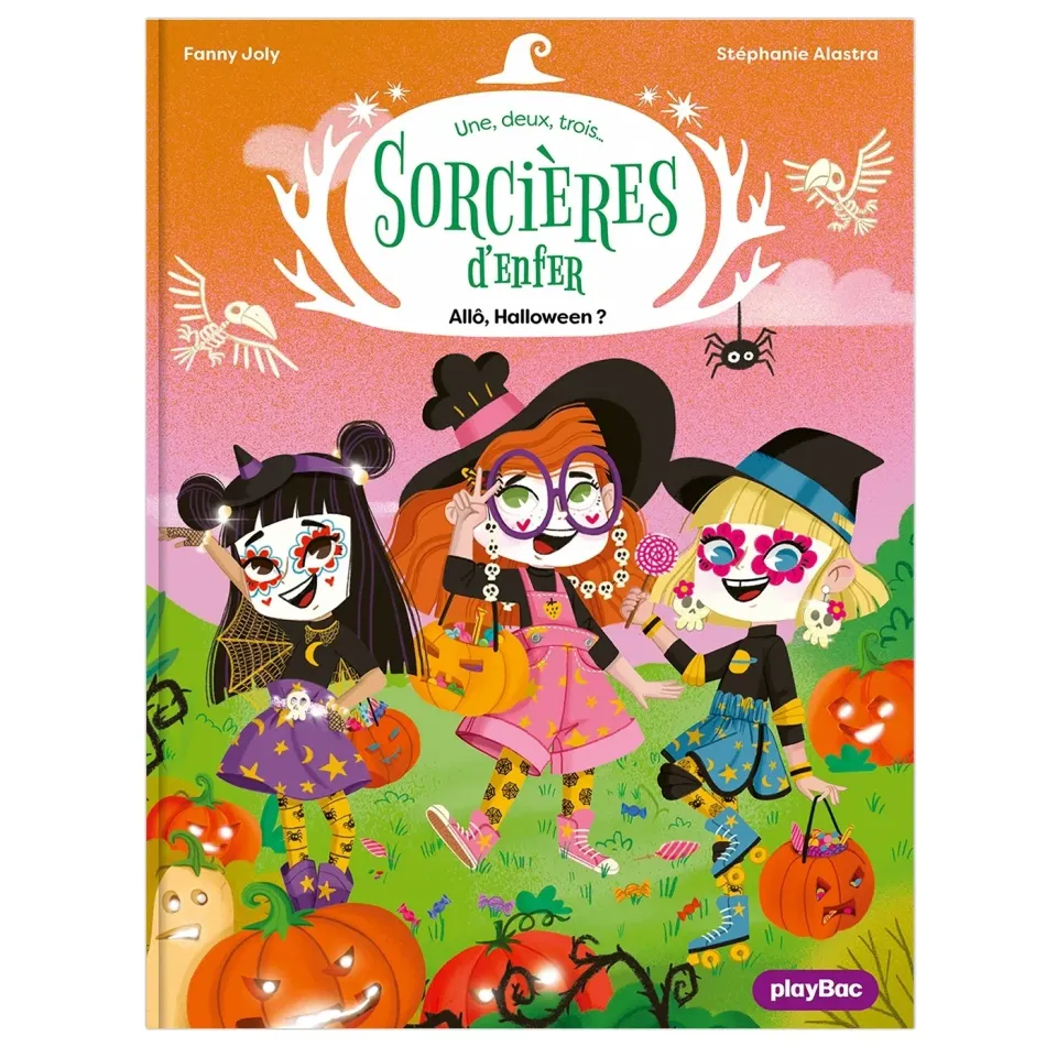 Frigobloc Une, deux, trois Sorcières Allô Halloween tome 4 roman