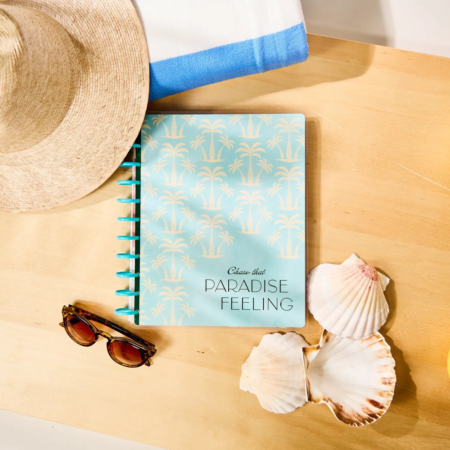 Happy Planner Palm Beach planner big horizontal non daté 12 mois