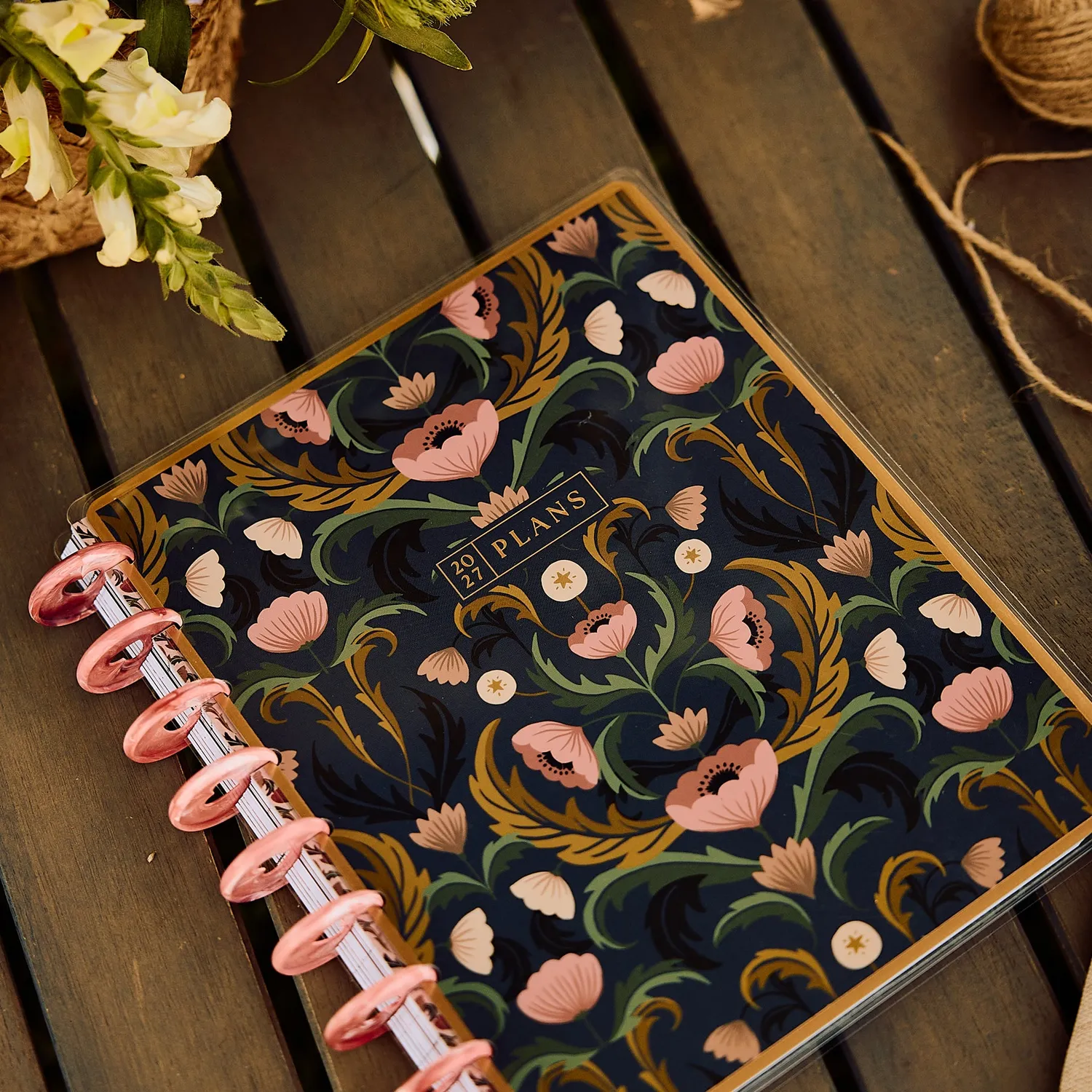 Happy Planner Twilight Tapestry agenda 2027 Classic horizontal