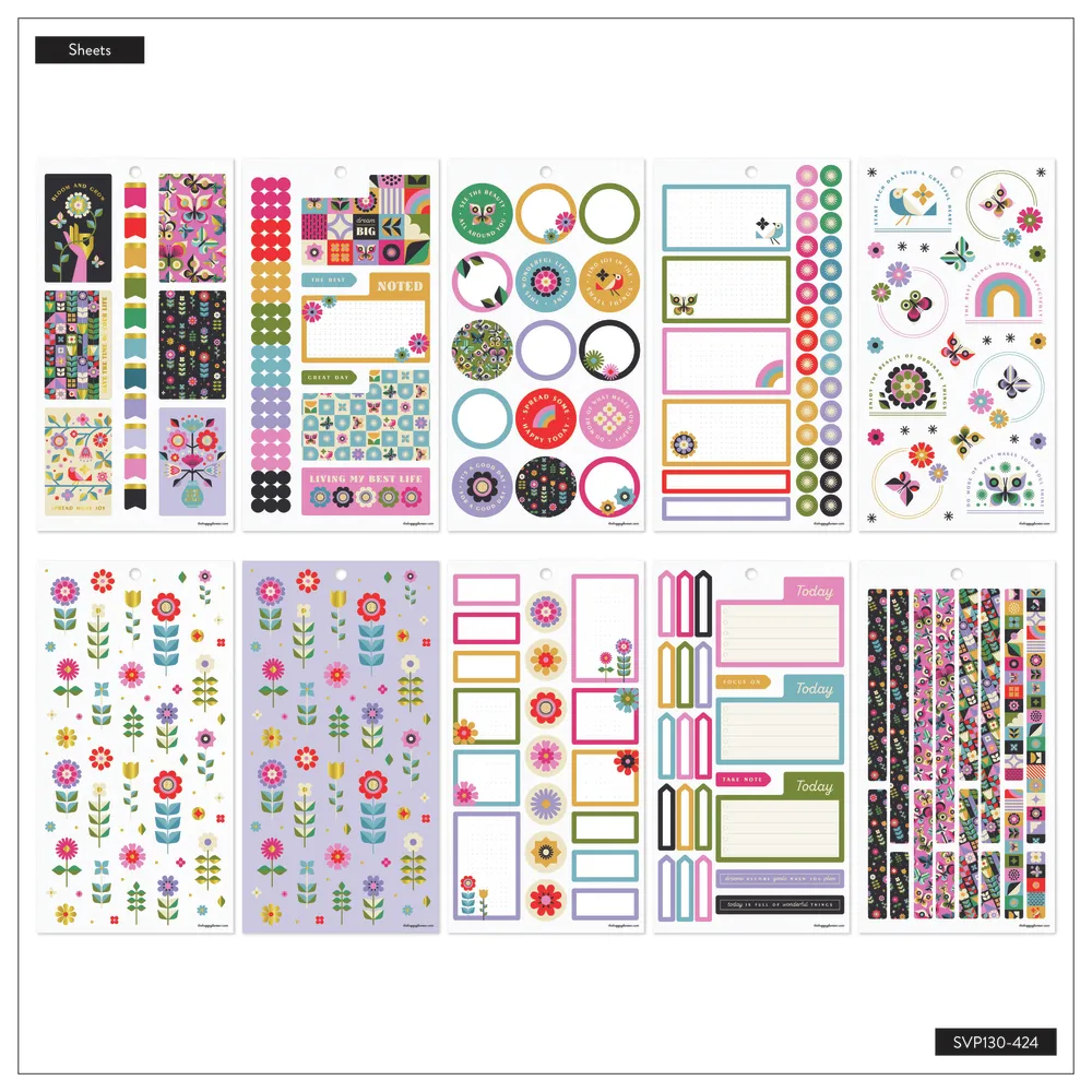Happy Planner Mod Garden stickers value pack 928 autocollants