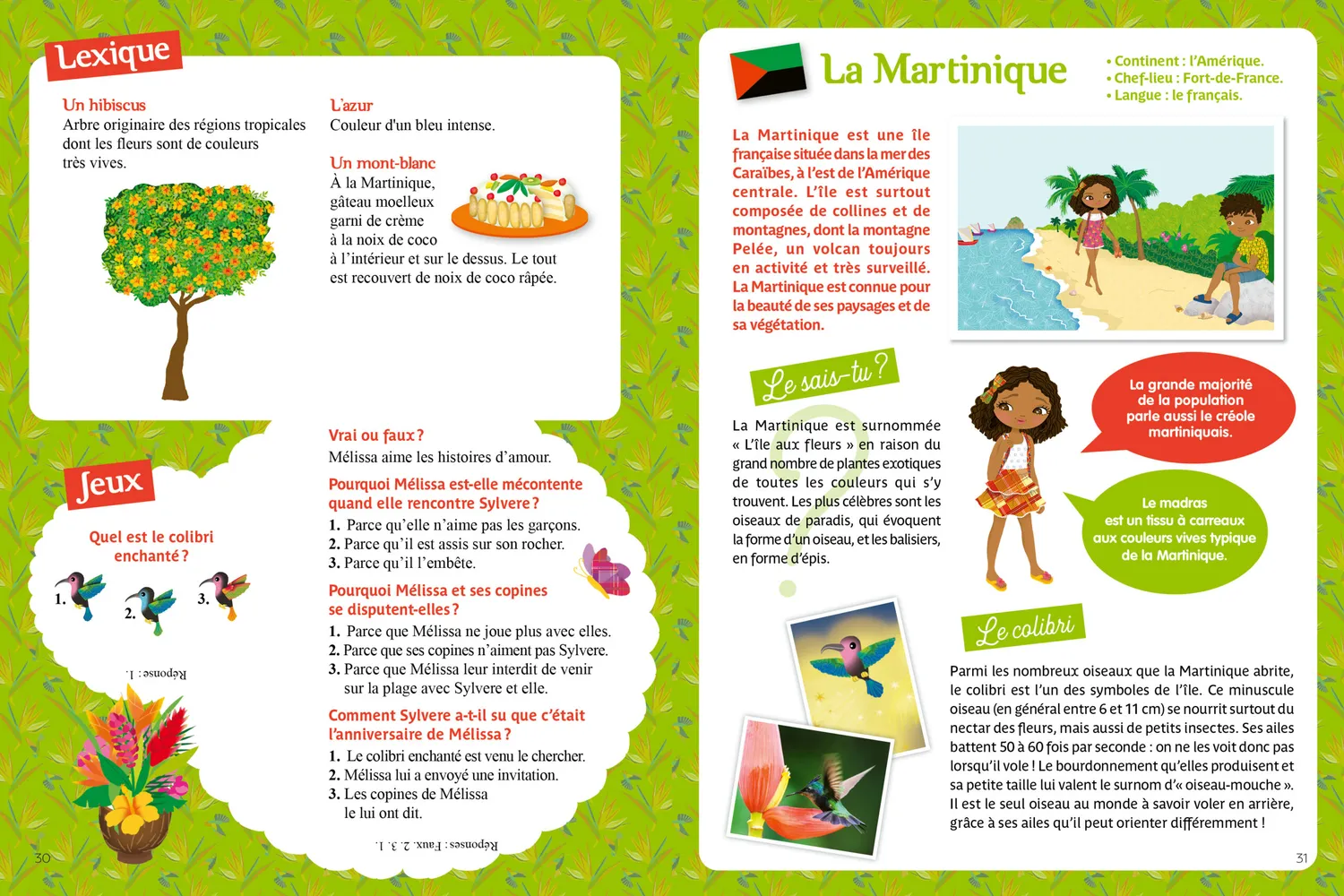 Minimiki Mélissa et le colibri enchanté tome 31 livre 6 ans