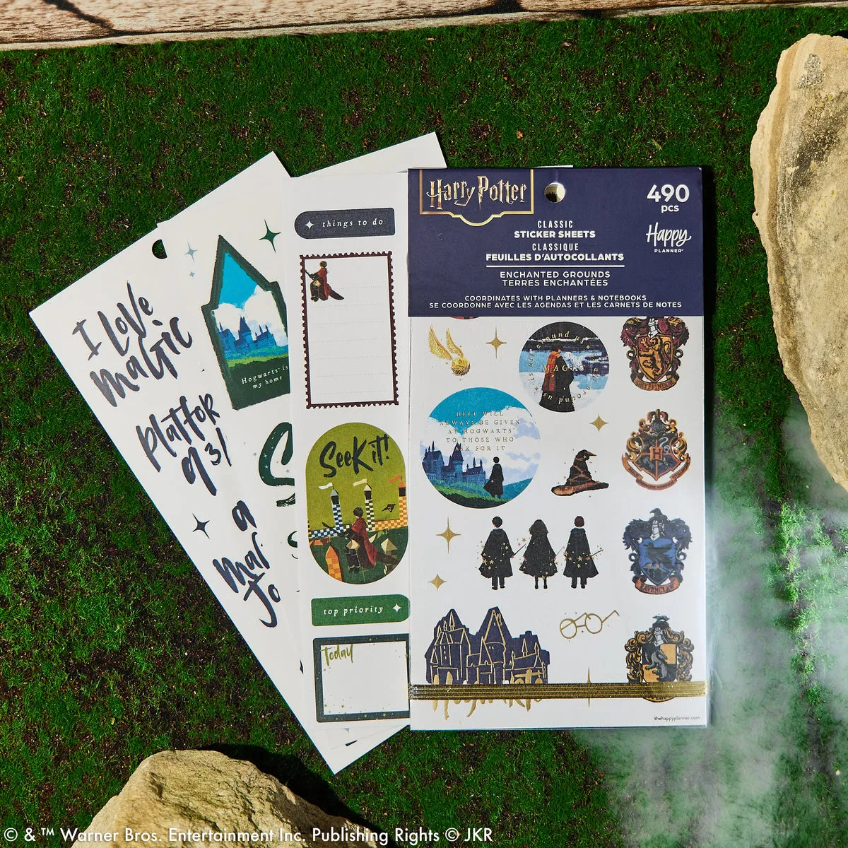 Happy Planner Harry Potter Enchanted Grounds stickers 486