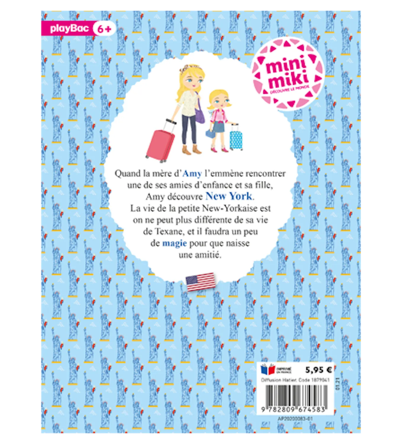 Frigobloc Minimiki Amy et l'invitation à New-York tome 32 livre