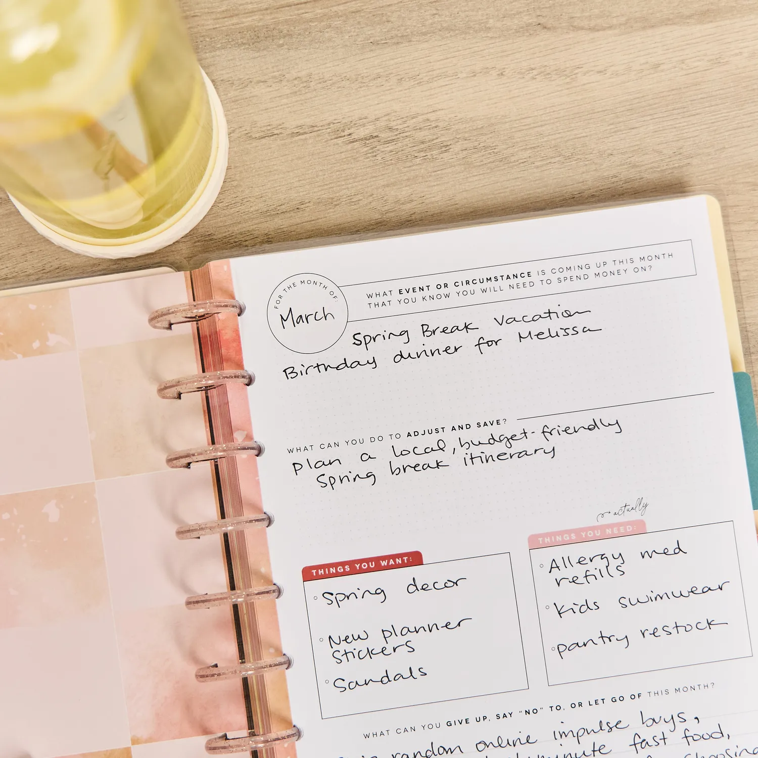Me & my big ideas Textured Canvas journal budget classic 40 feuilles