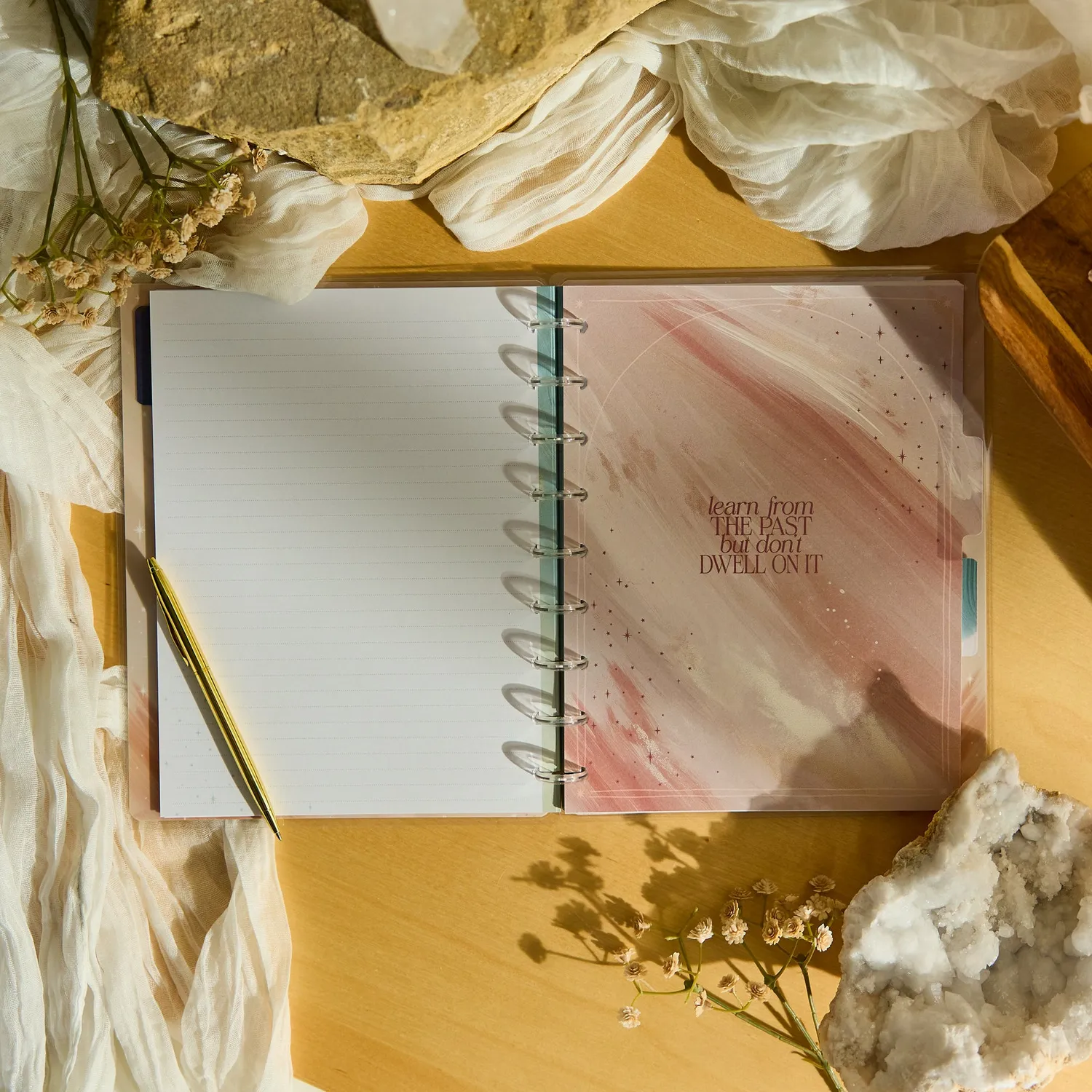 Happy Planner Starlit Glow carnet pointillé ligné classic céleste