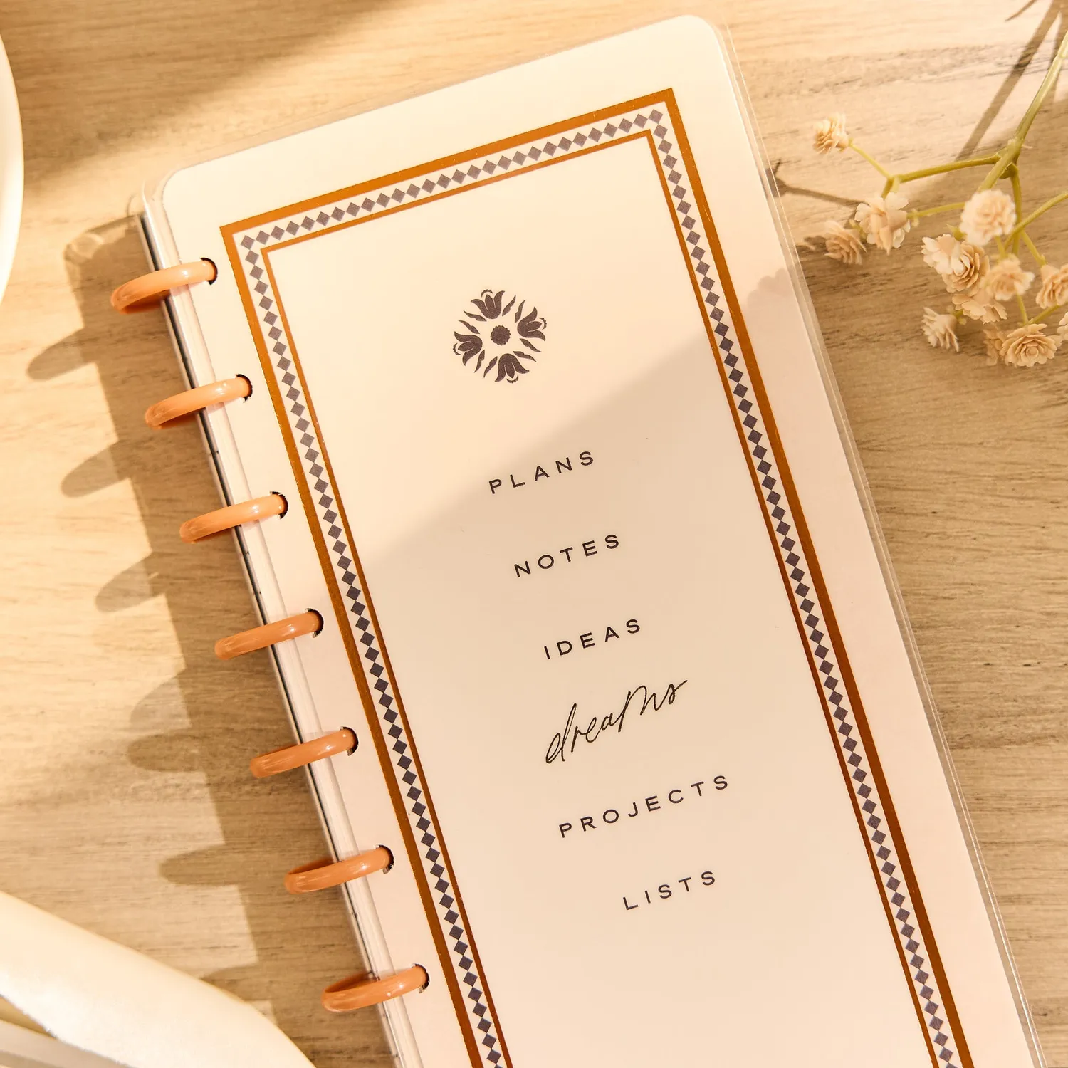 Happy Planner Neutral Noir Skinny Classic agenda horizontal 2026-2027