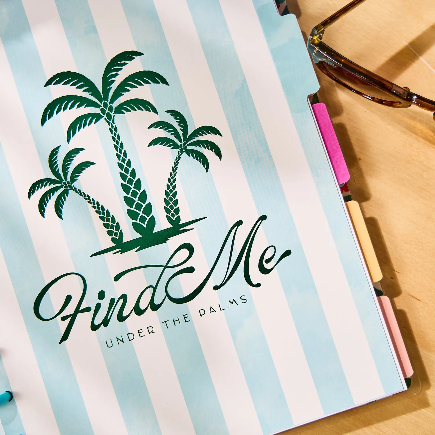 Happy Planner Palm Beach planner big horizontal non daté 12 mois