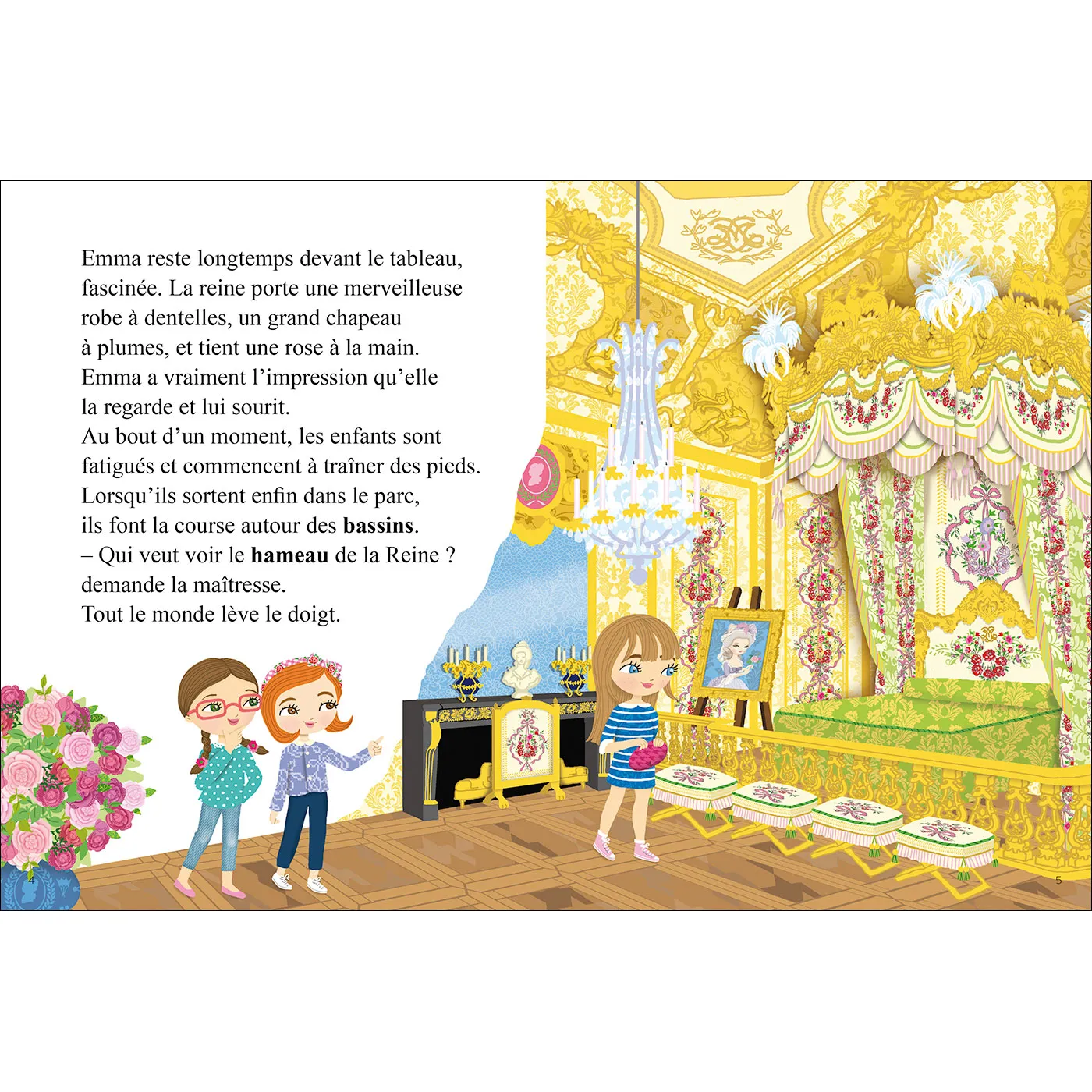 Frigobloc Minimiki Emma au château de Versailles livre