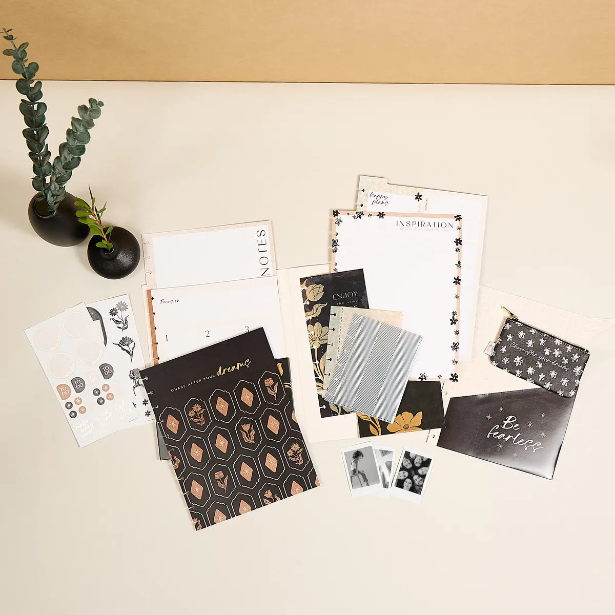 Happy Planner Modern Craft Big kit accessoires beige