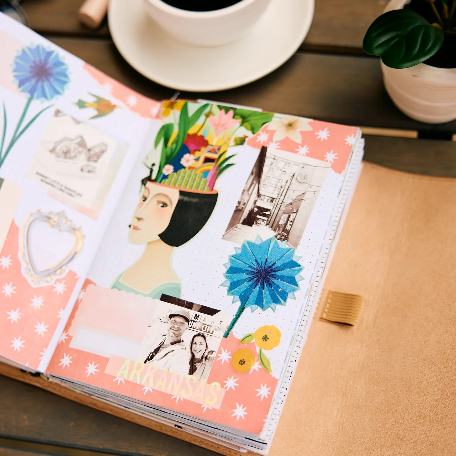 Happy Planner Camel folio planificateur A5 cuir vegan