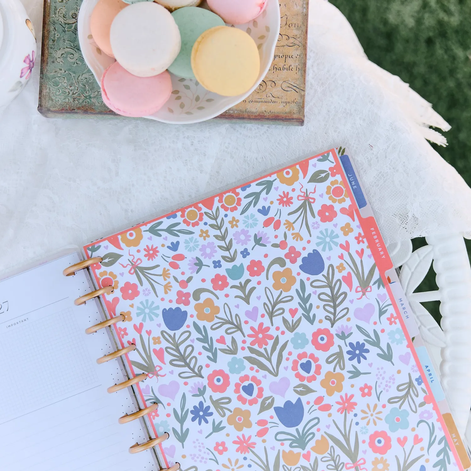 Happy Planner Little Garden 2027 agenda Big vertical 12 mois