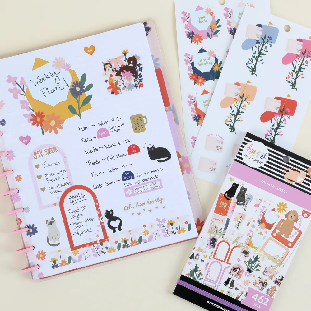 Happy Planner Oh How Lovely box cadeau Big notebook