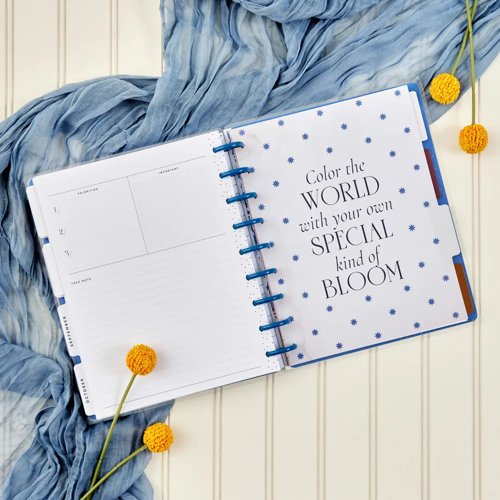 Happy Planner Shibori extension Classic dashboard 6 mois 491p