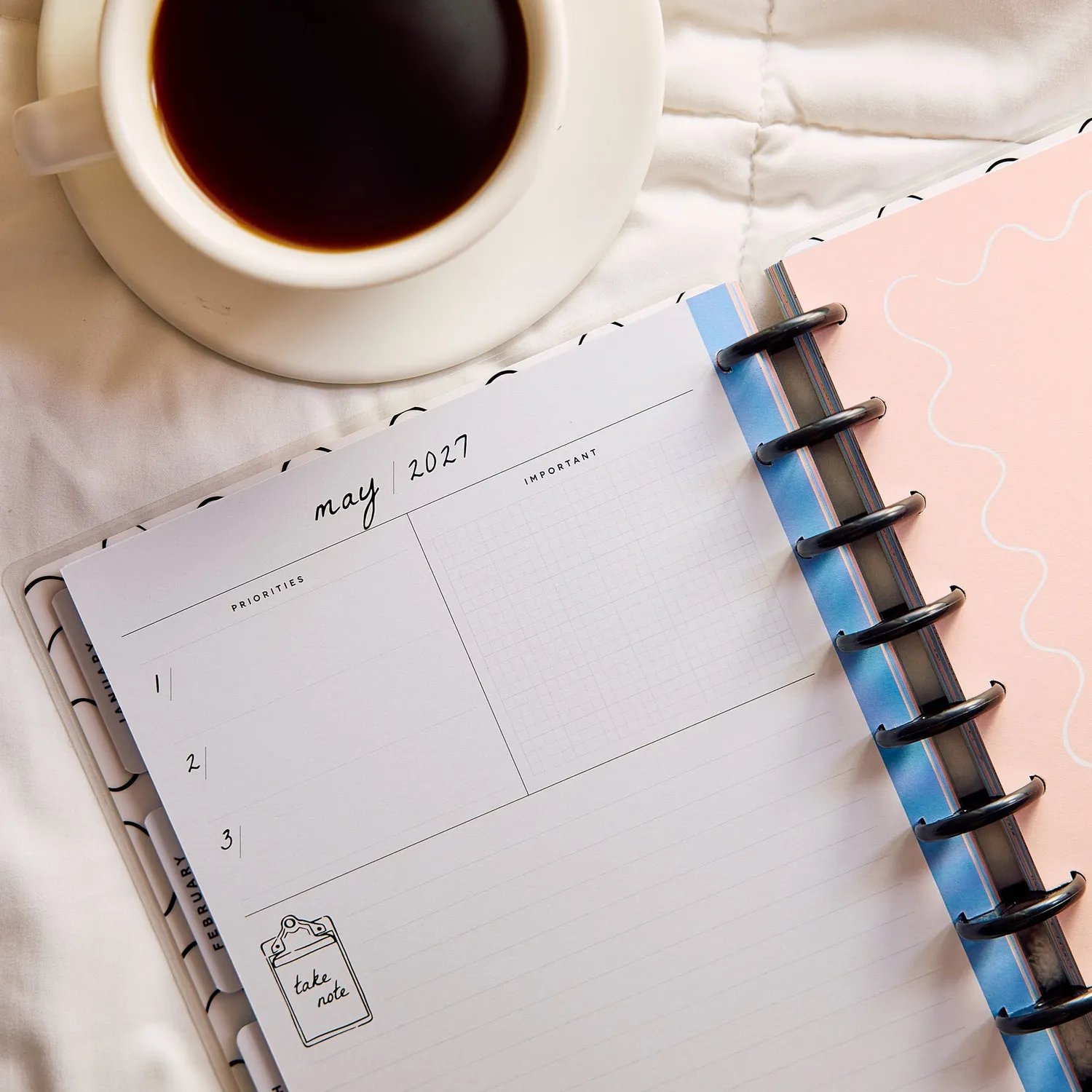 Happy Planner Pajama Plans 2027 agenda à anneaux horizontal Classic