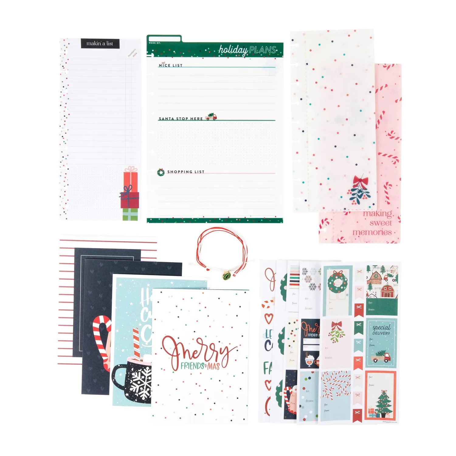 Happy Planner Winter Fun kit compagnon planner Classic hiver