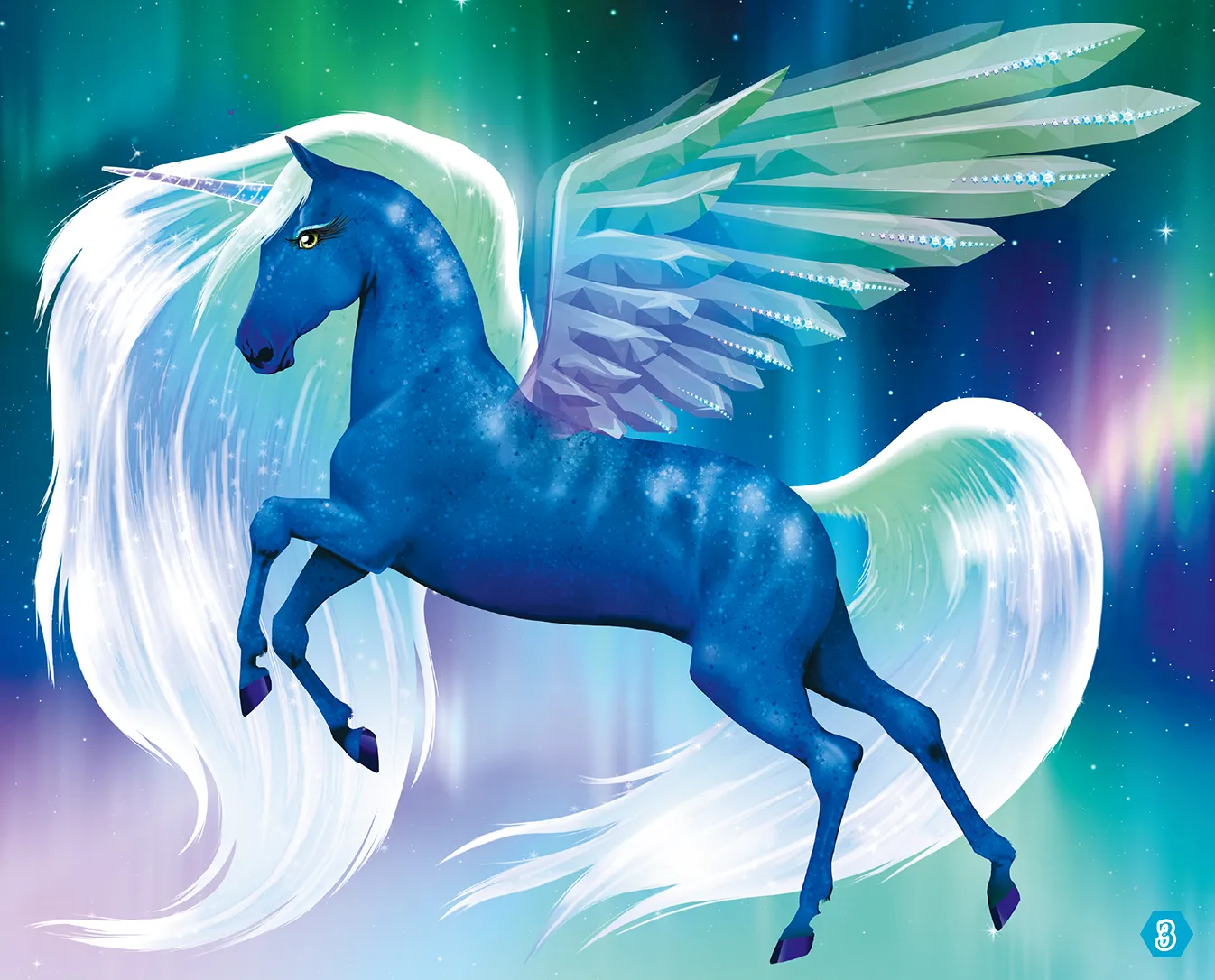 Frigobloc Licornes de rêve Magie des étoiles carnet créatif 500 stickers