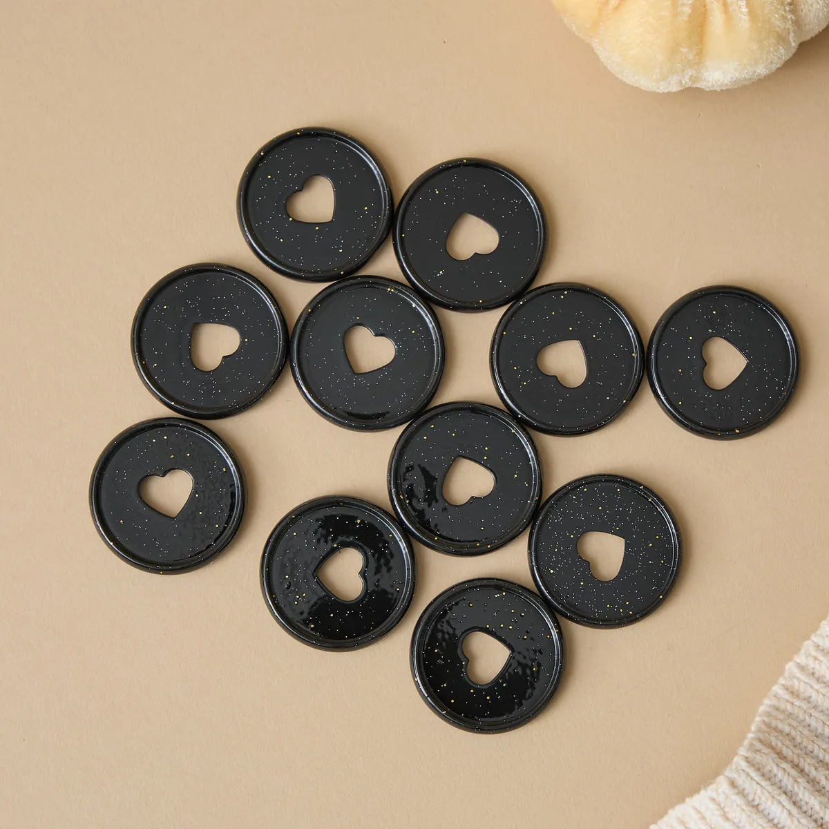Happy Planner Black Pearl Powder disques metal x11 moyen