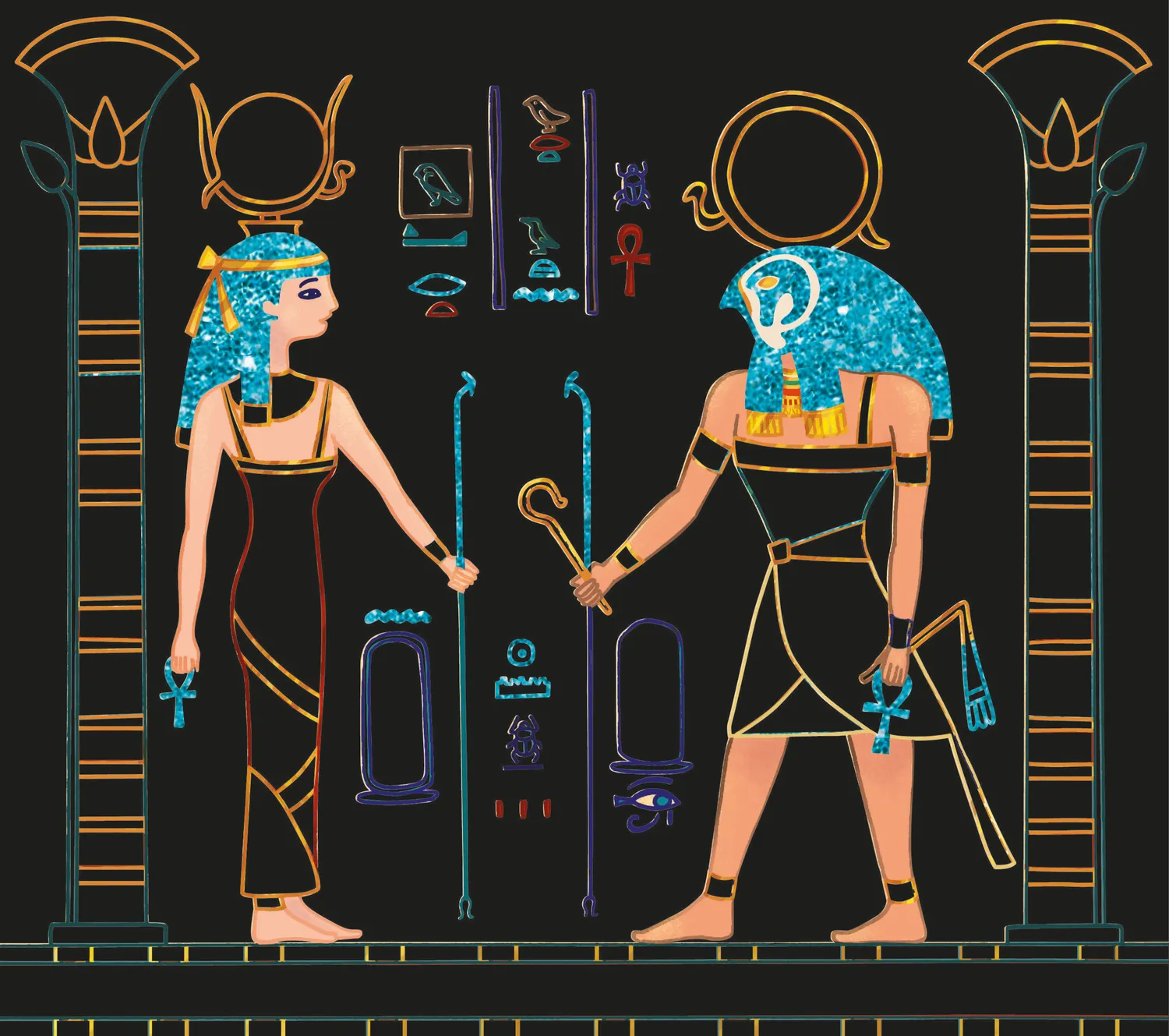 Frigobloc Ma pochette Egypte cartes à gratter loisir créatif