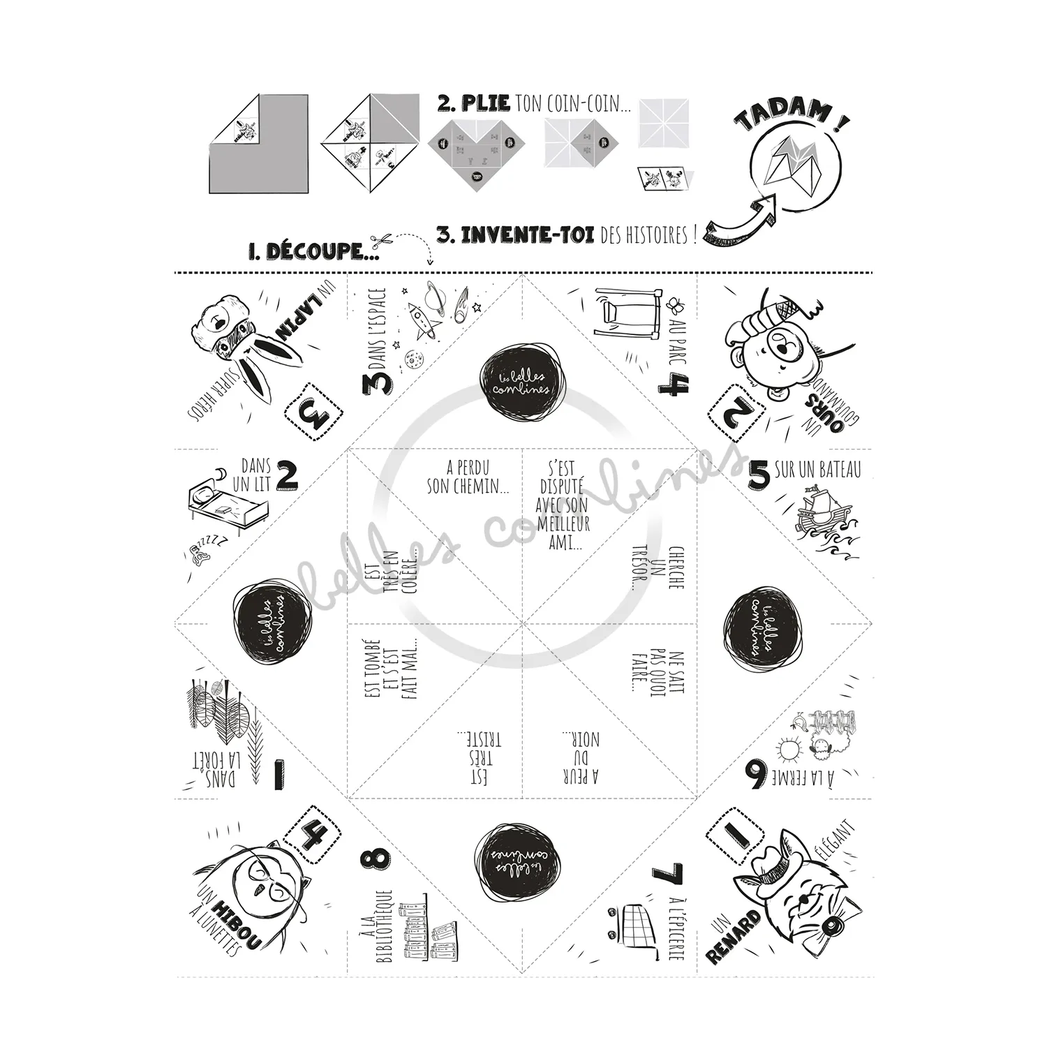 Les Belles Combines Coin-coin Raconte-moi une histoire jeu française