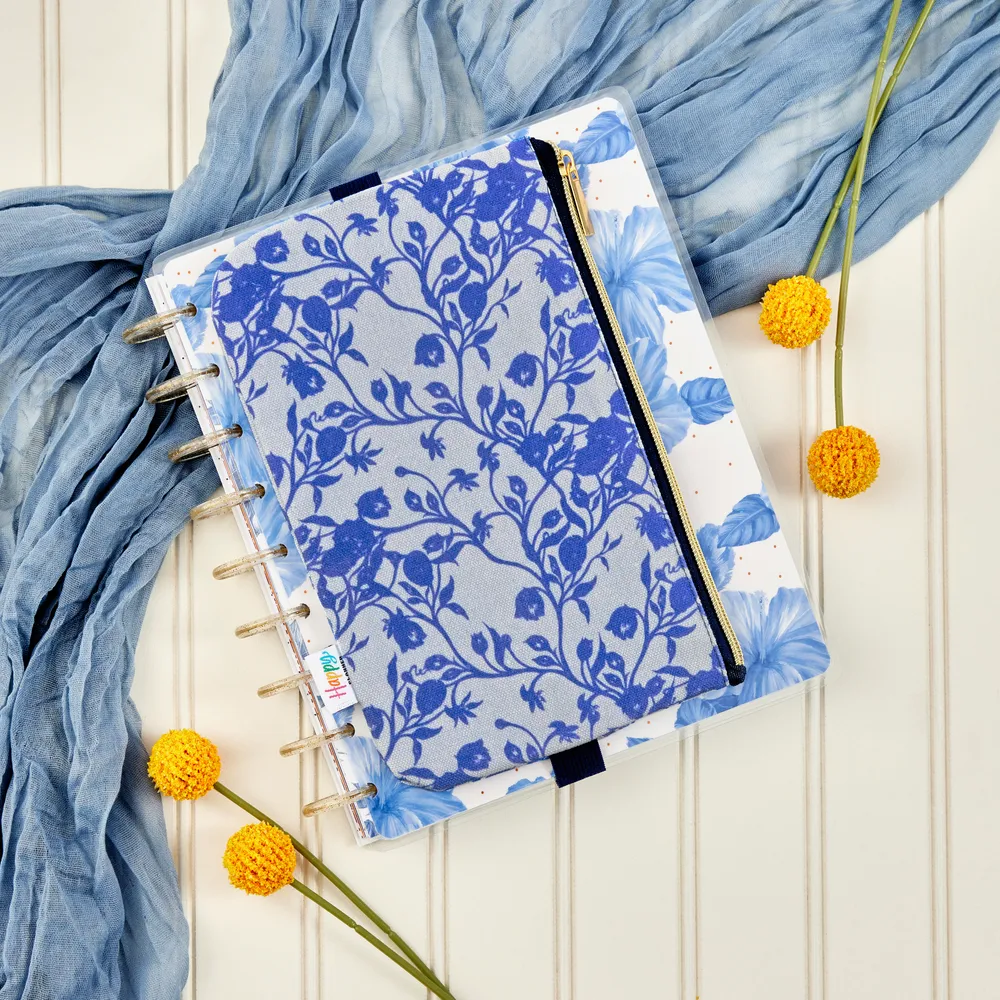Me & my big ideas Shibori Classic trousse à anneaux toile
