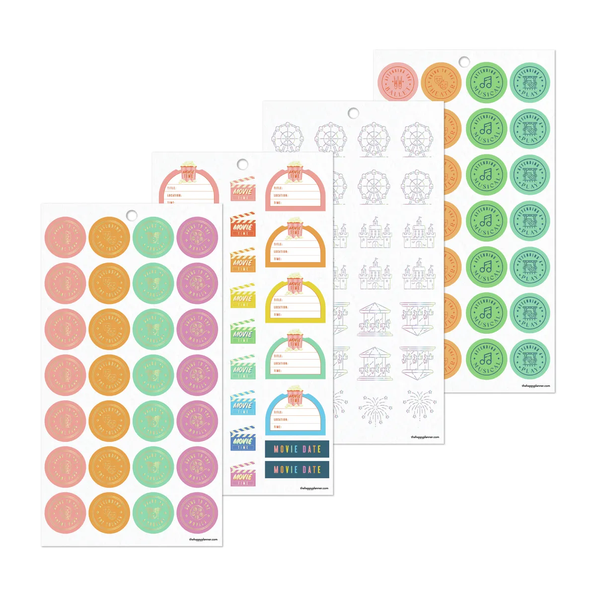 Happy Planner Spotlight Moments stickers 700 pièces