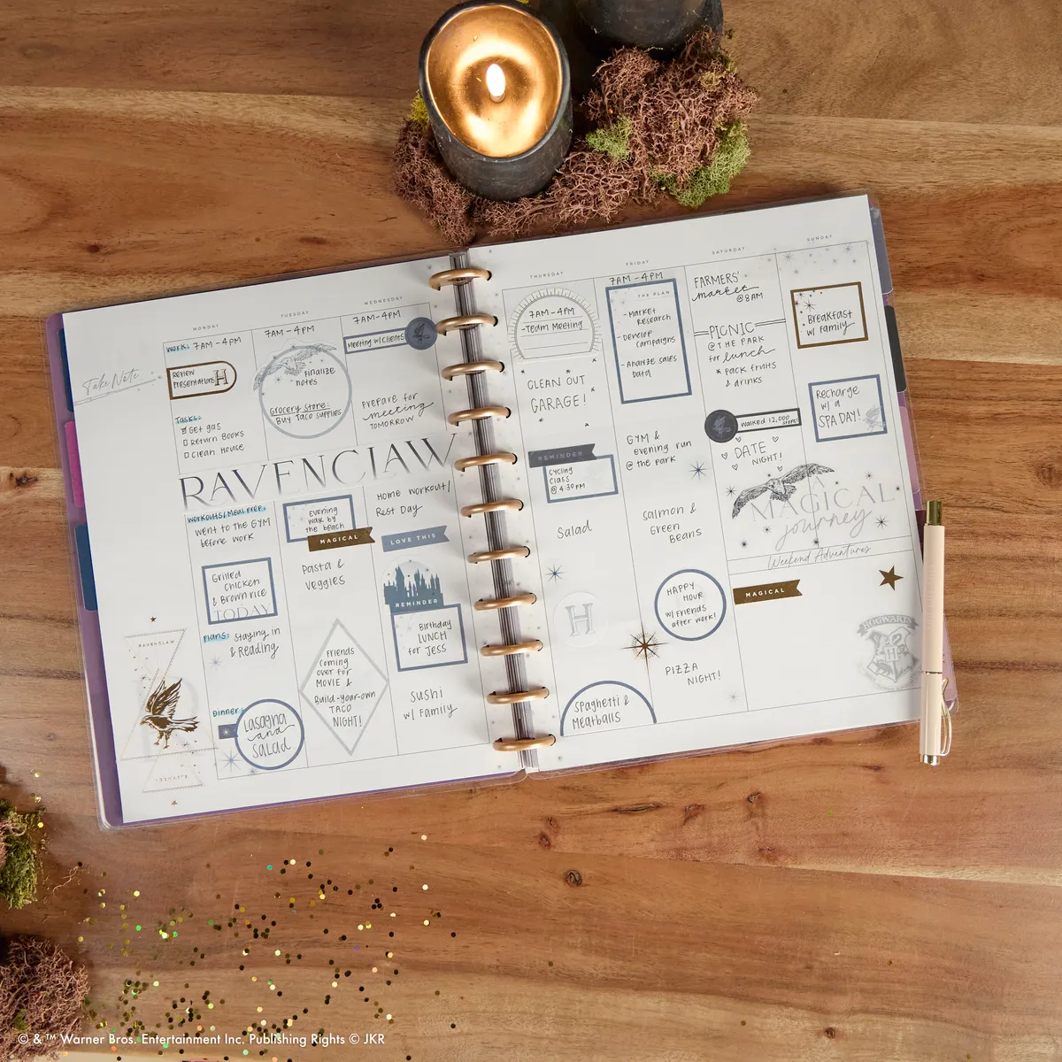 Happy Planner Harry Potter agenda Big non daté 12 mois