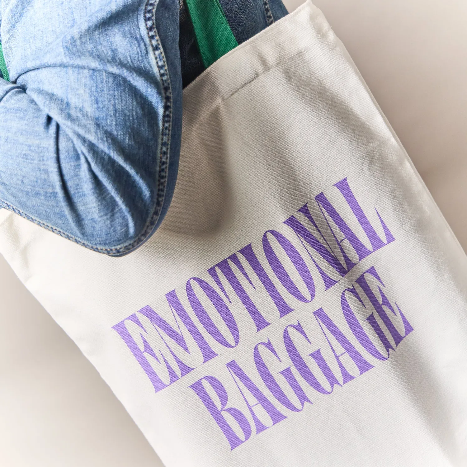 Happy Planner Current Mood Emotional Baggage sac cabas toile